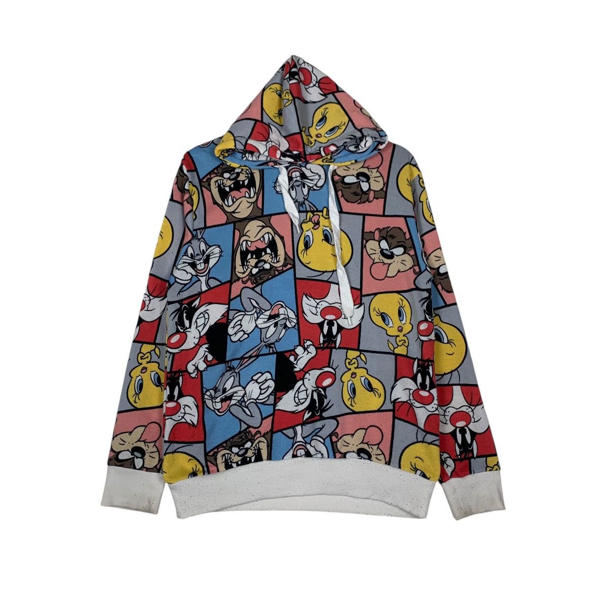 Cartoon Network LOONEY TUNES Fullprint Pullover Hoodies Sweatshirt #1348-C61 Size US M / EU 48-50 / 2 - 1 Thumbnail
