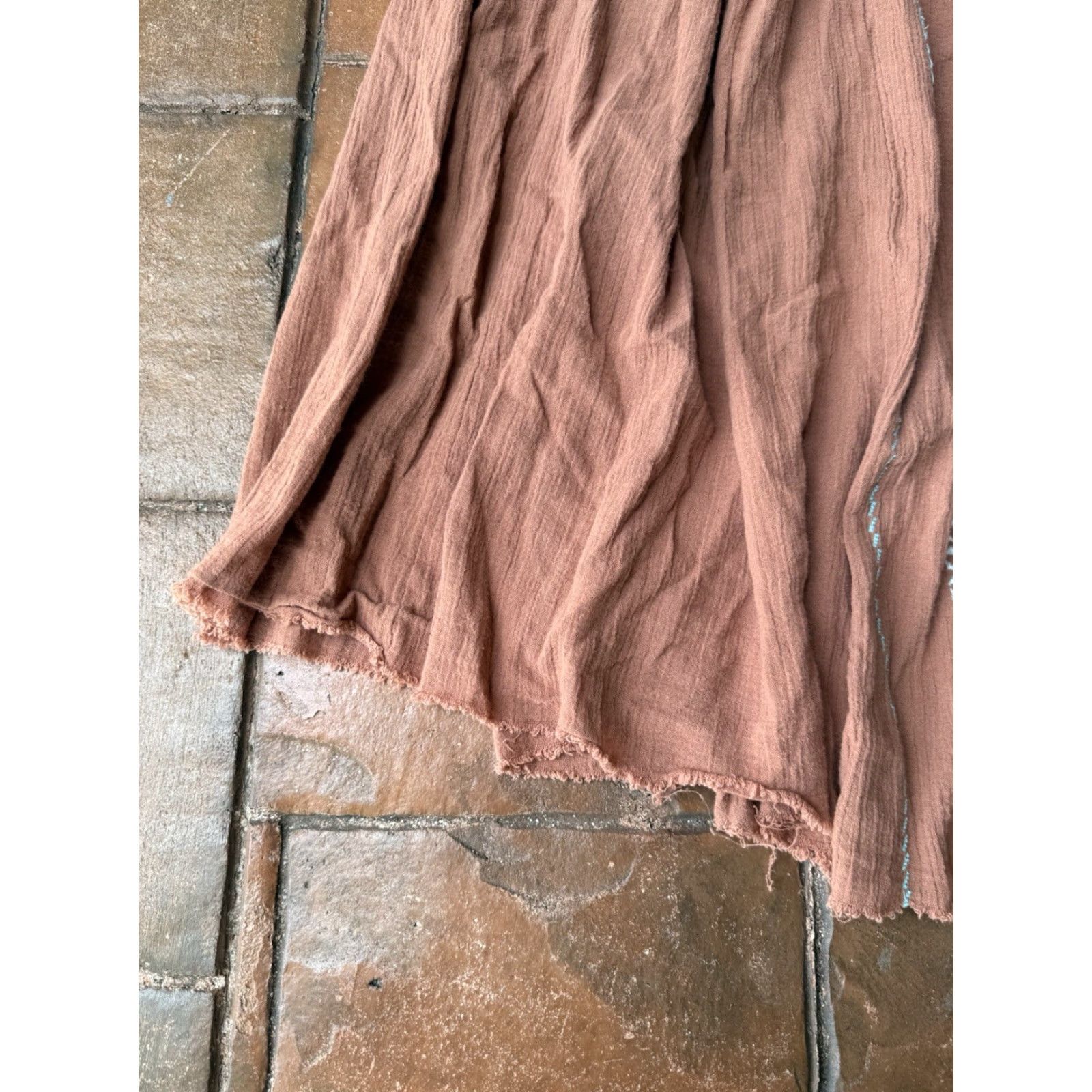 Free People Free People FP One Kathna Skirt Women’s XS Boho Frayed Hem Size 26" / US 2 / IT 38 - 5 Thumbnail