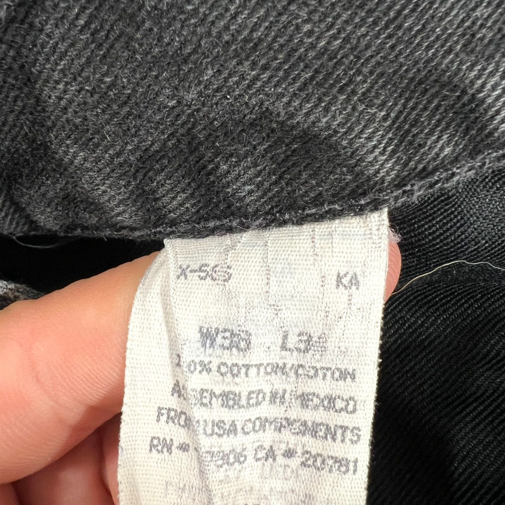 Tommy Hilfiger VINTAGE Tommy Hilfiger Tommy Jeans Men's Jeans 38x34 Black Mid Rise Straight Flag Logo Denim Size US 38 / EU 54 - 7 Thumbnail