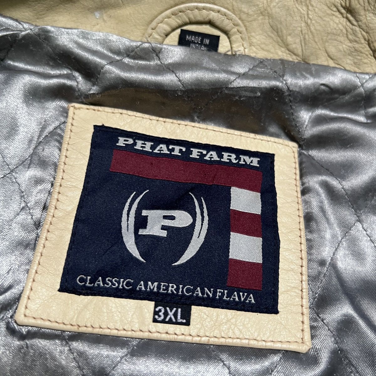 Phat Farm 🔥 Vintage Phat Farm Varsity Bomber Jacket Oversized Jacket Size US XXL / EU 58 / 5 - 10 Thumbnail