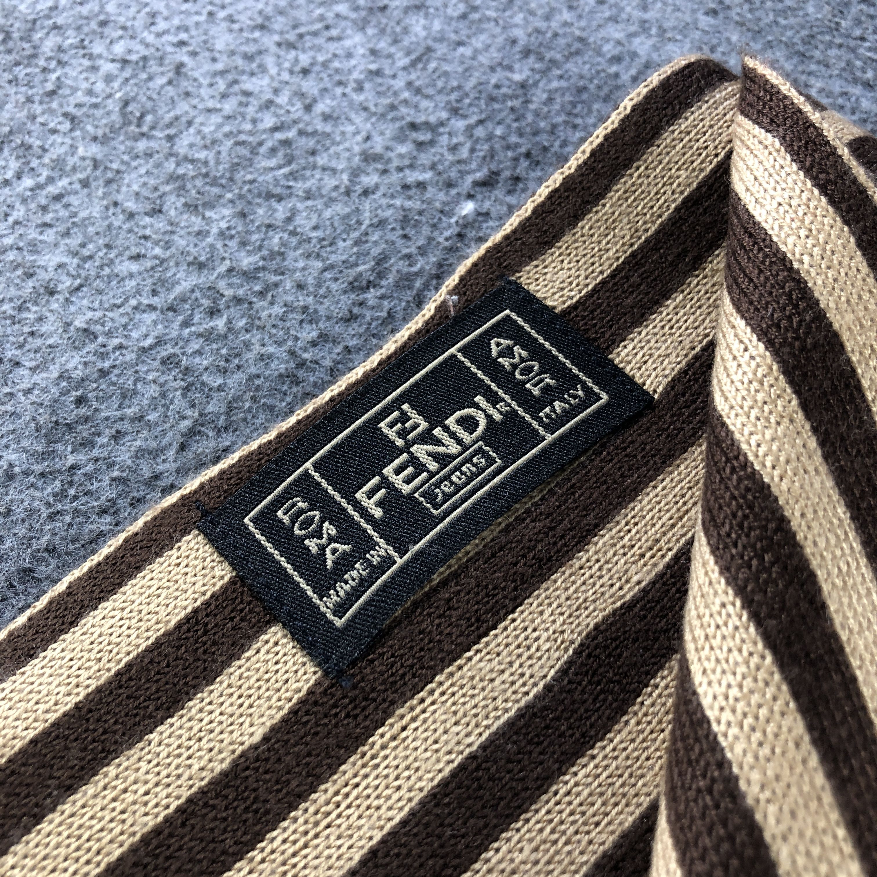 Vintage Fendi FF Wool Scarf Muffler V2938 Size ONE SIZE - 6 Thumbnail