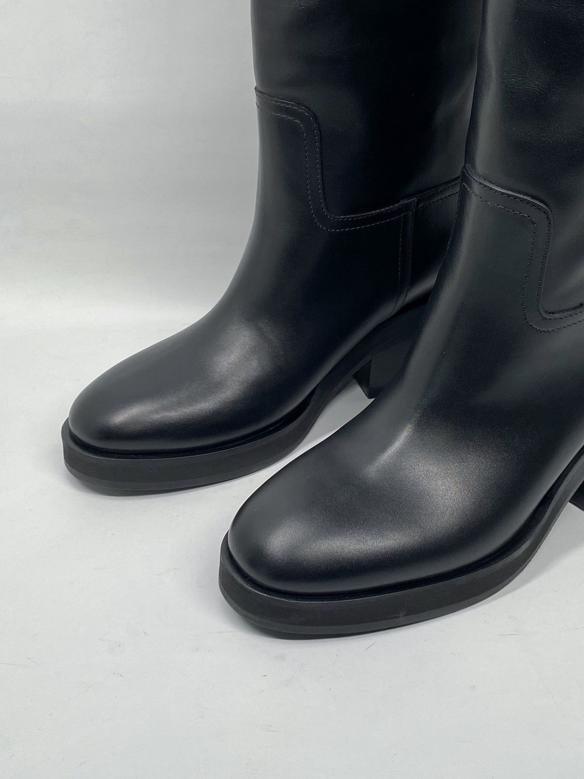Jimmy Choo Jimmy Choo Yasmin 70 Block Heel Leather Boots size 36 Size US 6 / IT 36 - 4 Thumbnail