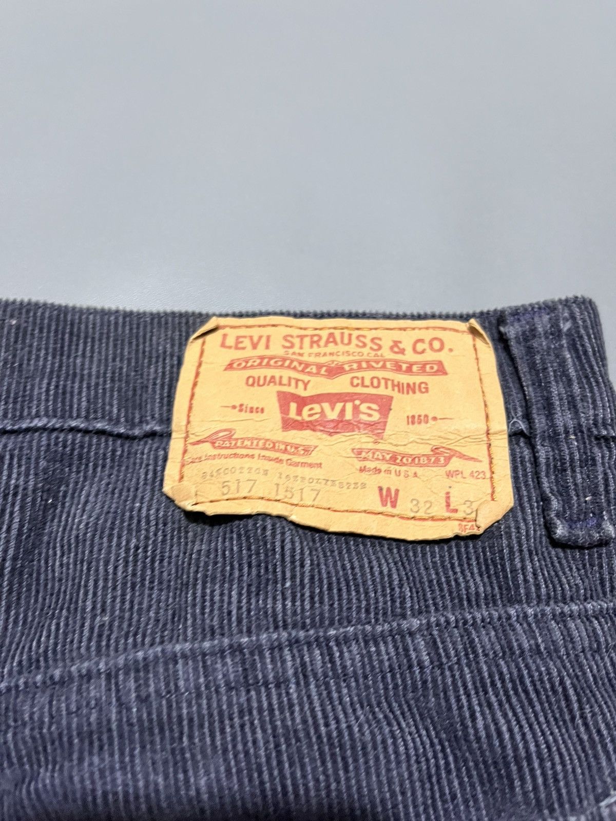 Levi's Vintage 1980’s Levi’s 517 Corduroy Boot Cut USA Size US 32 / EU 48 - 7 Thumbnail