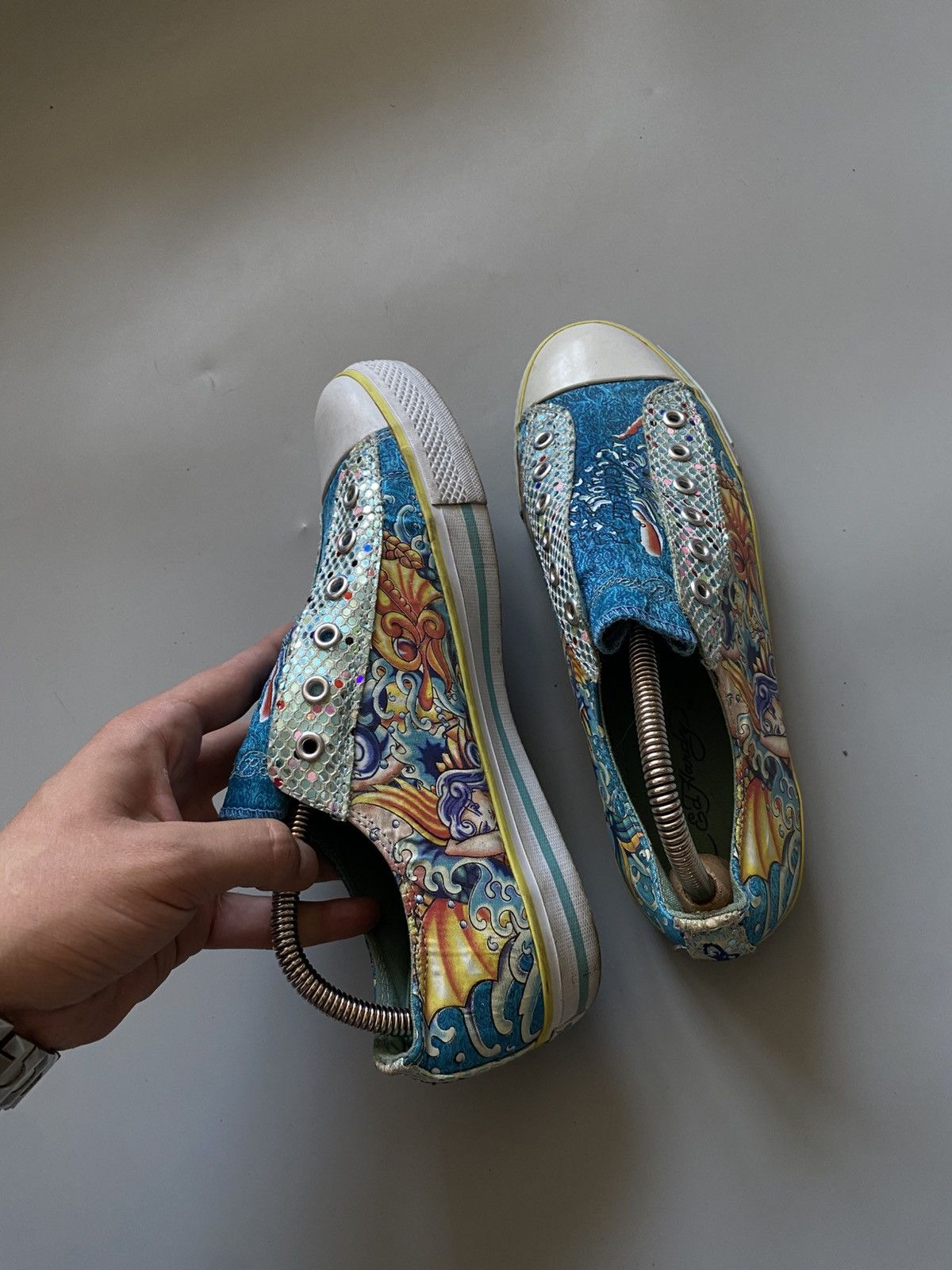 Ed Hardy Ed Hardy y2k vintage shoes Size US 9 / IT 39 - 5 Thumbnail