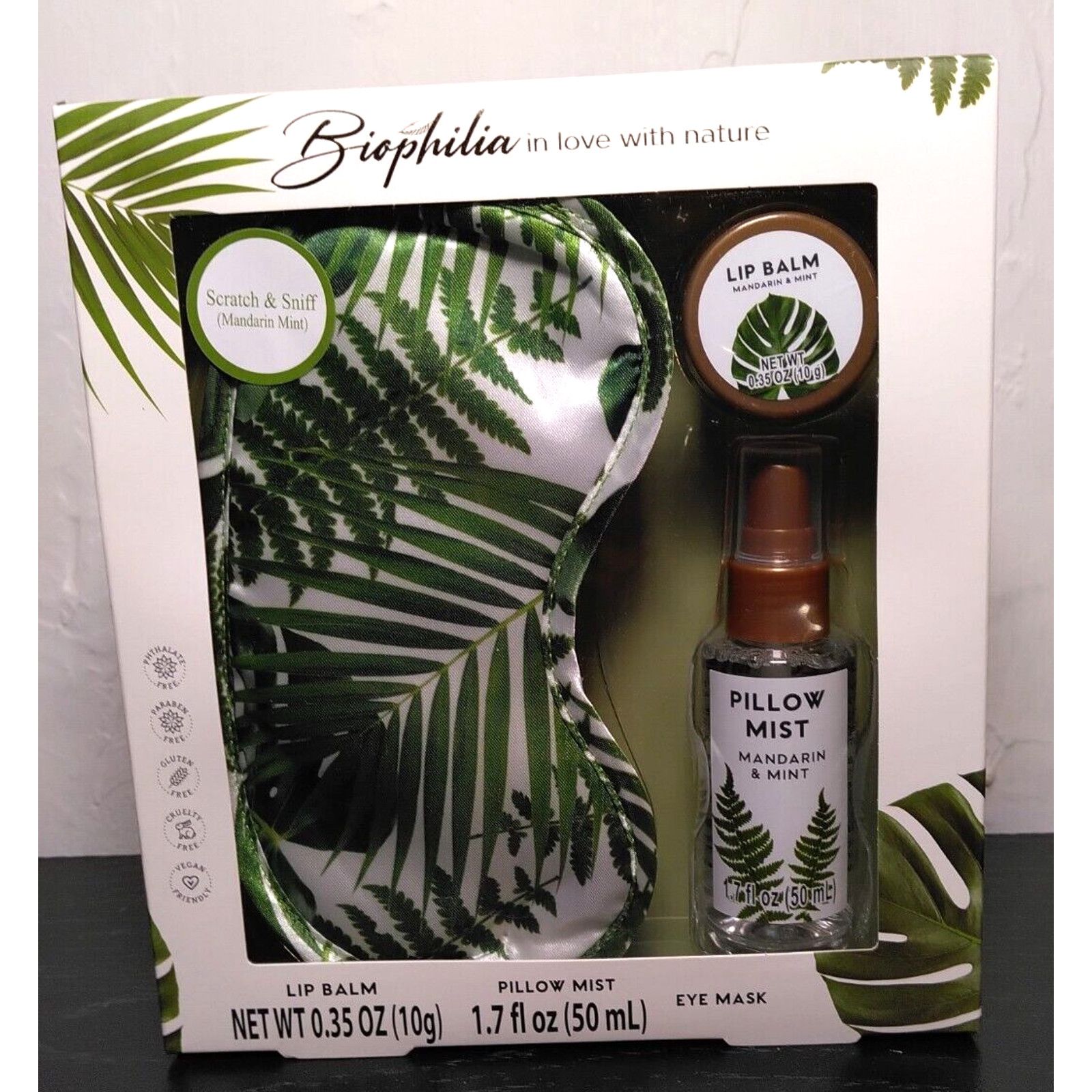 Other Biophilia In Love With Nature 3 Pc Sleep Set Mandarin Mint Size ONE SIZE - 1 Thumbnail
