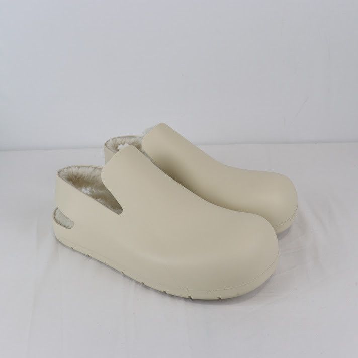 Bottega Veneta o1rshd1 Cozy Matt Rubber Puddle Sandal in Sea Salt Size US 13 / EU 46 - 8 Thumbnail