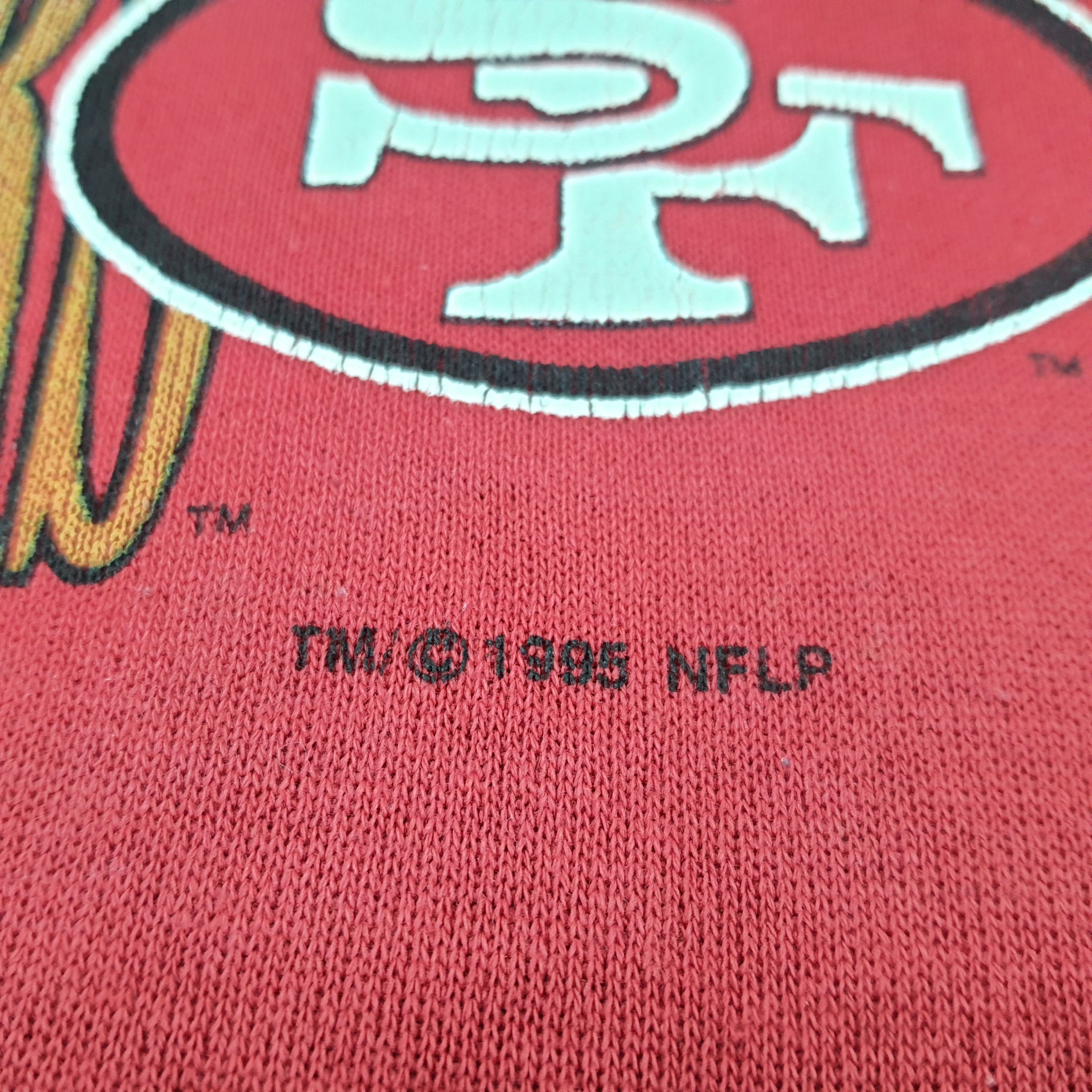 NFL Vintage SF San Francisco 49ers Sweatshirt C253N17 Size US L / EU 52-54 / 3 - 3 Thumbnail
