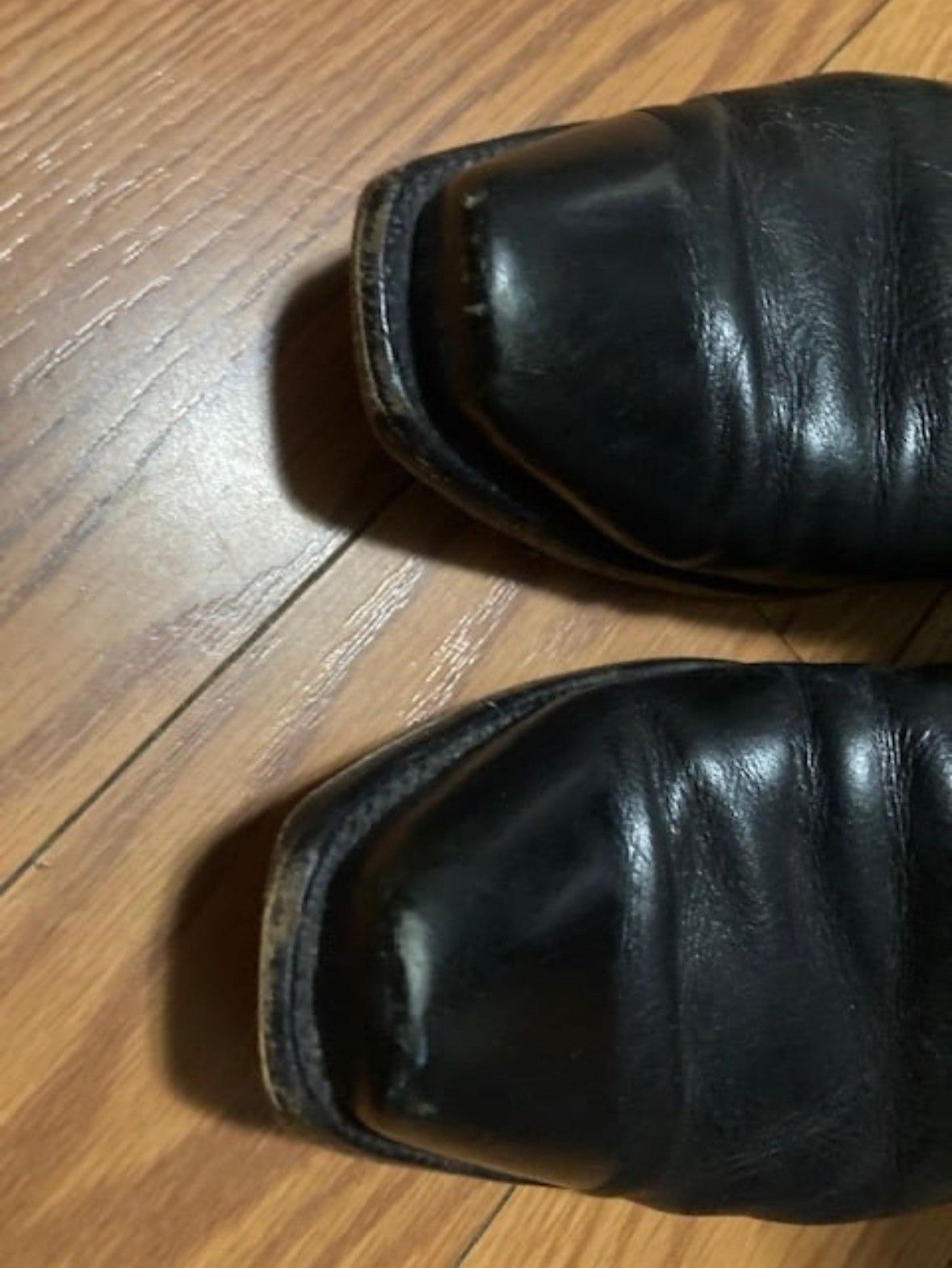 Lucchese Luchesse boots Black Leather size 8D Mens/women's 9.5-10 Size US 8 / EU 41 - 4 Thumbnail