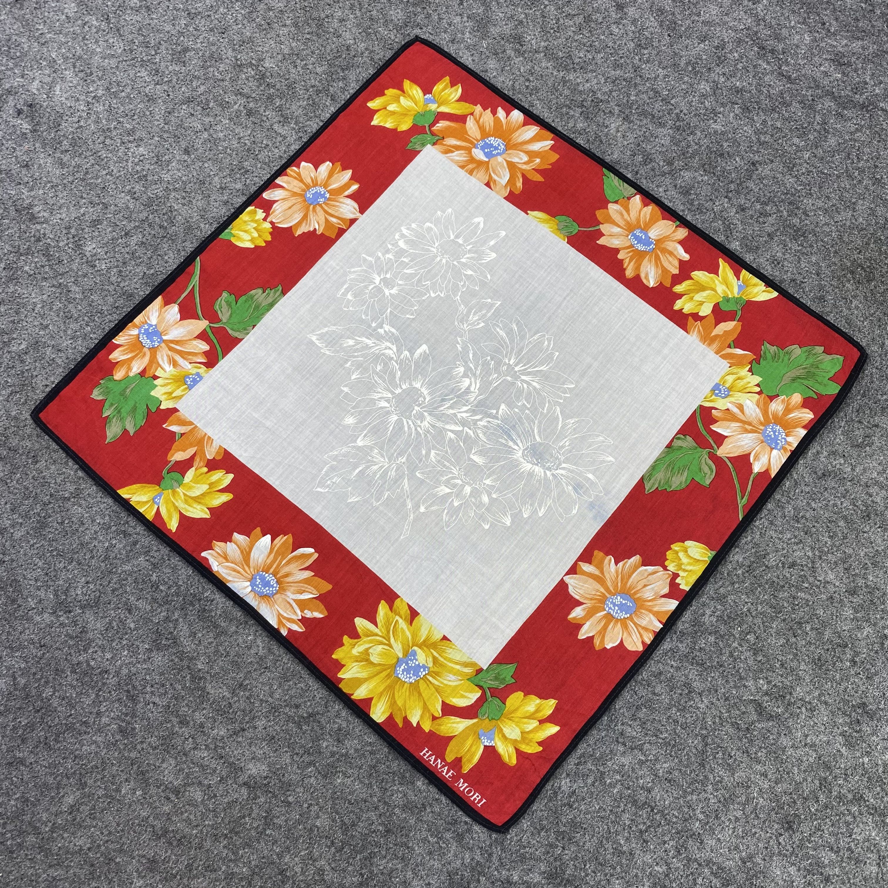 Hanae Mori Hanae Mori Handkerchief / Bandana / Neckerchief -B1046 Size ONE SIZE - 4 Thumbnail