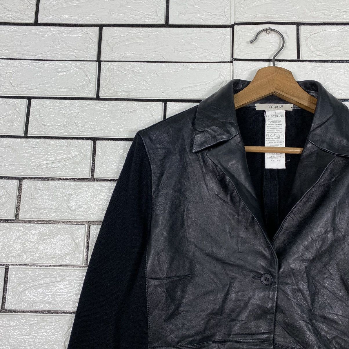 Japanese Brand 📌Biker Bondage Leather Jacket Designer Pegorer Punk Style Size US S / EU 44-46 / 1 - 8 Thumbnail