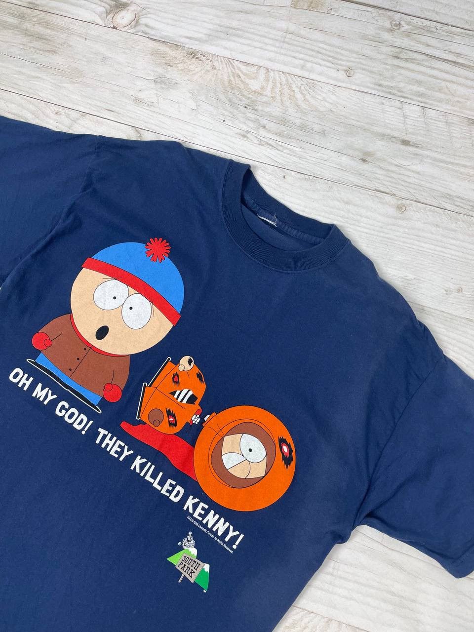 Cartoon Network Vintage South Park 1998 Killed Kenny Tee T Shirt Size US XL / EU 56 / 4 - 2 Thumbnail