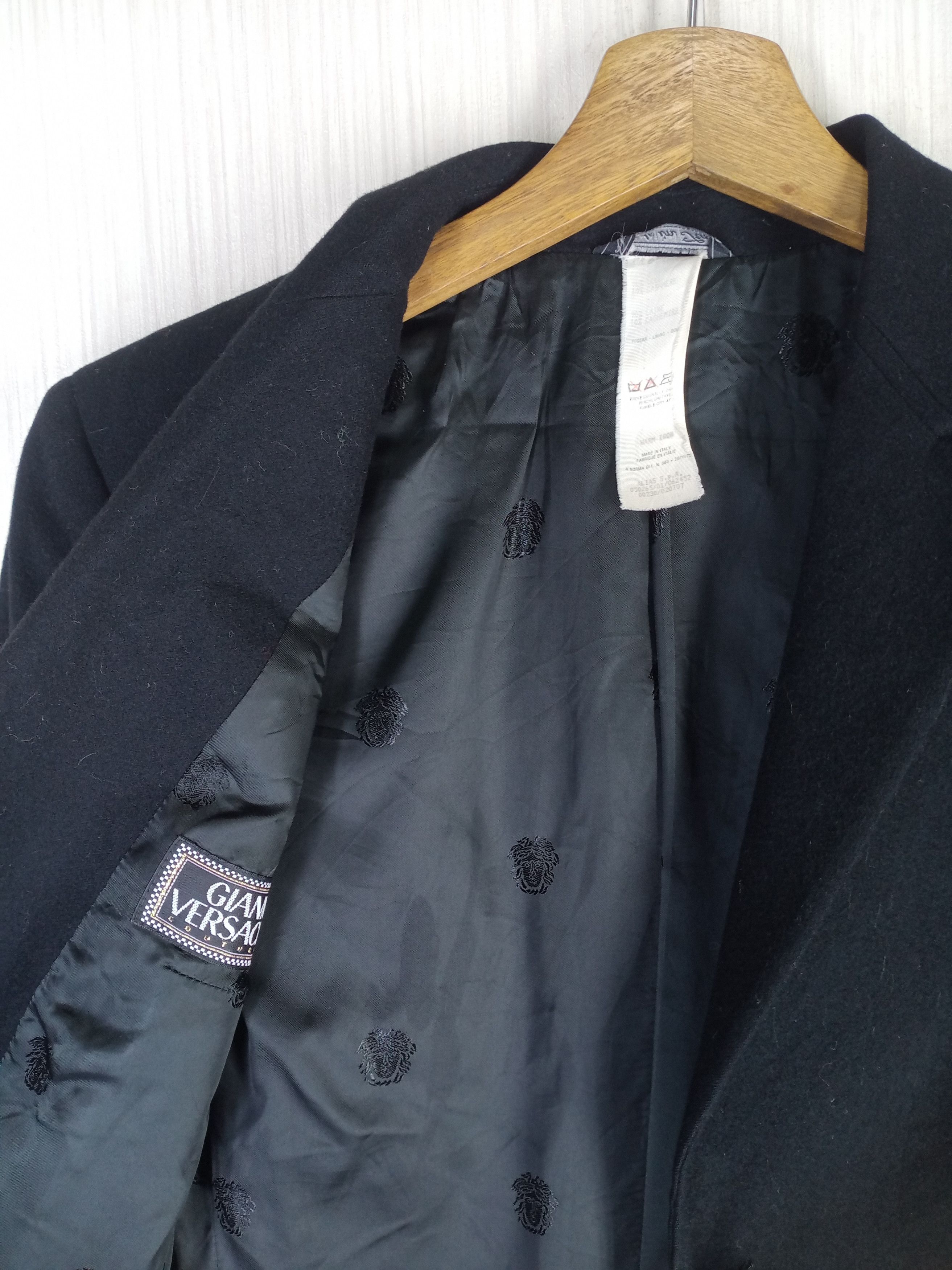 Versace Rare Vintage Gianni Versace Couture Laine Coat Size S / US 4 / IT 40 - 7 Thumbnail