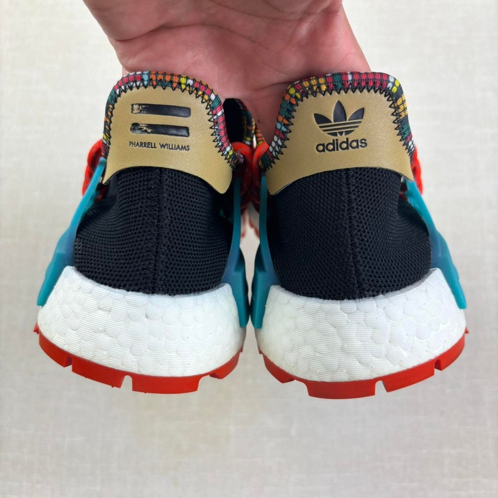 Adidas ⛩️ 2018 adidas NMD Hu “Pharrell Inspiration Pack Black” 7.5W Size US 7.5 / IT 37.5 - 6 Thumbnail