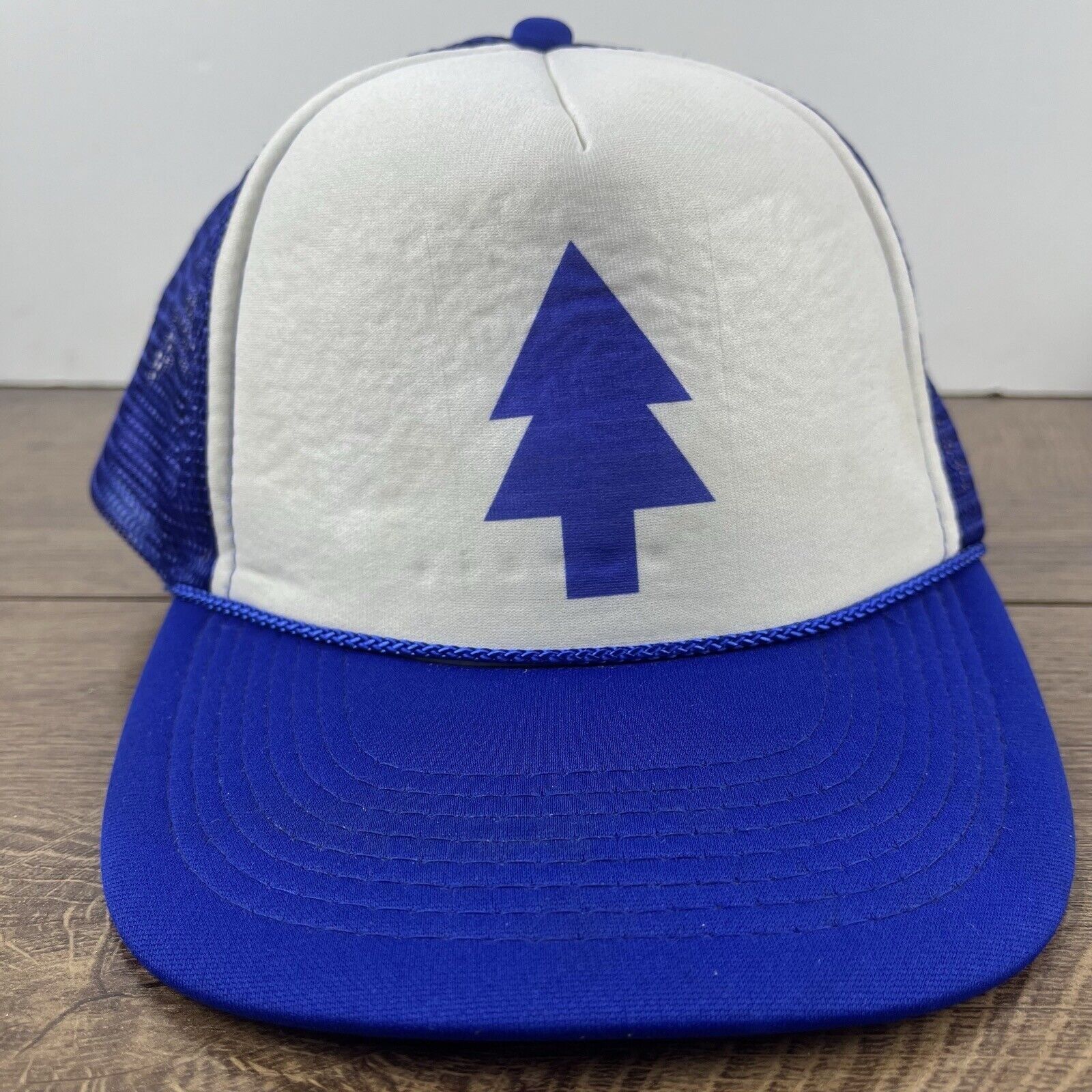Other Pine Tree Hat Pine Tree Snapback Hat Blue Adjustable Hat Adu Size ONE SIZE - 4 Thumbnail