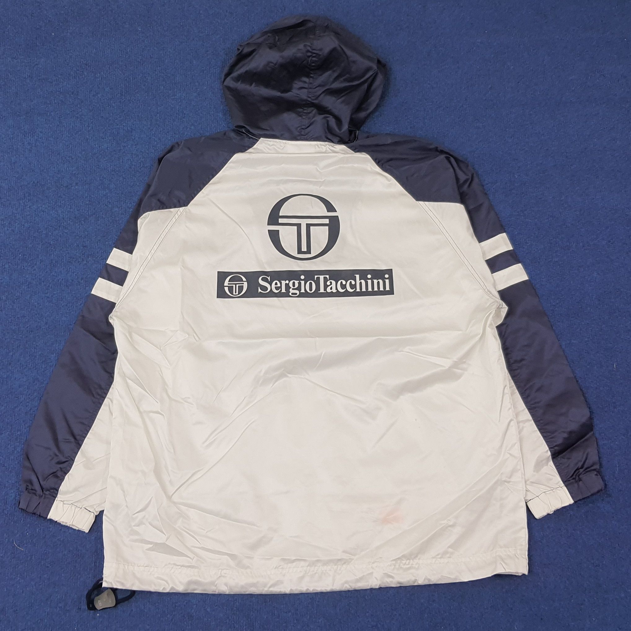 Sergio Tacchini Vintage Sergio Tacchini Half Zipper Jacket C238N10 Size US XL / EU 56 / 4 - 1 Thumbnail
