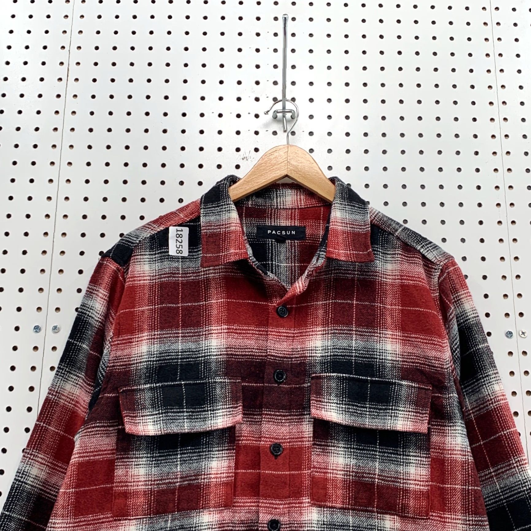 Pacsun Pacsun Red Flannel Shirt Men Long Sleeve Buffalo Plaid Small Oversized 22X30 Size US S / EU 44-46 / 1 - 5 Thumbnail