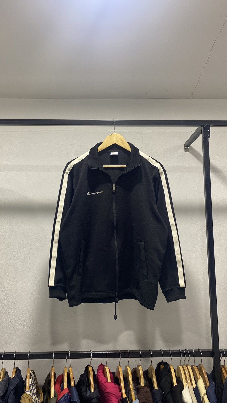 Champion × Vintage Champion Side Tape Track Top 80s Japan Size US M / EU 48-50 / 2 - 2 Thumbnail