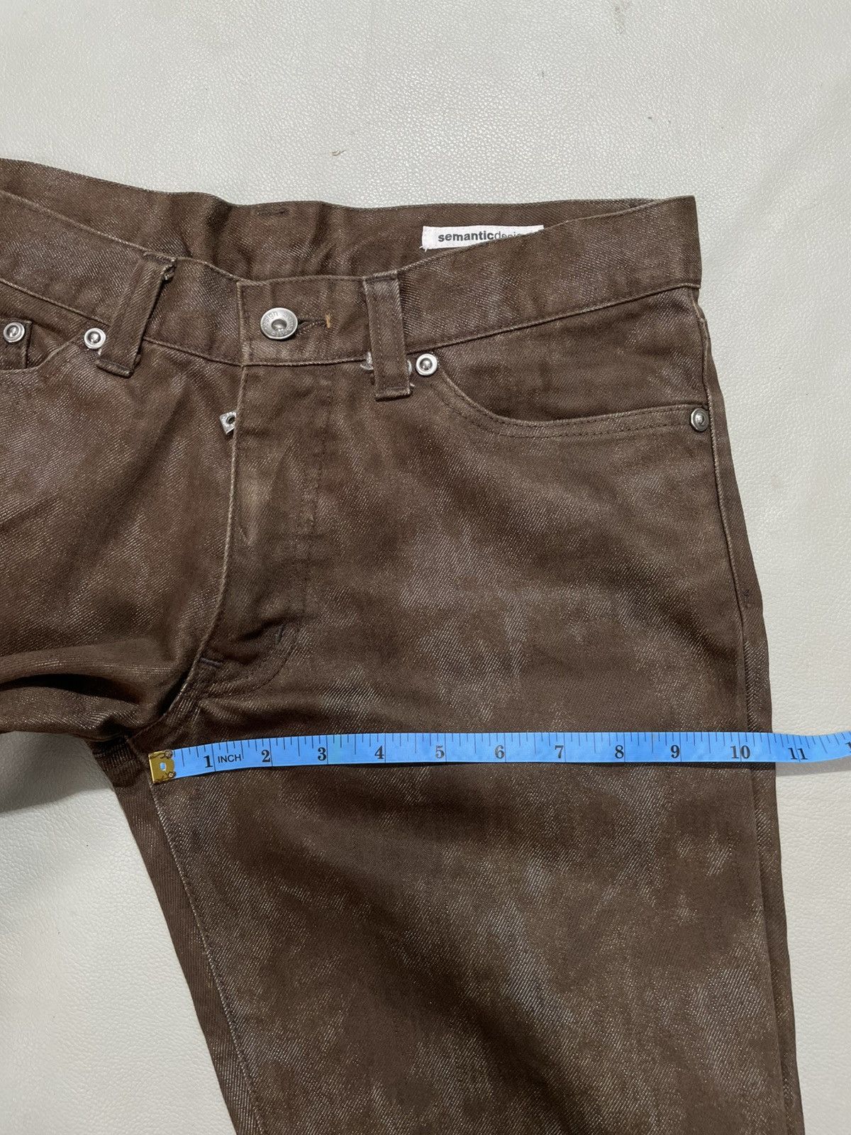 Le Grande Bleu (L.G.B.) Semantic Abstract Flare Jeans Mudwash tornado mart style Size US 29 - 10 Thumbnail