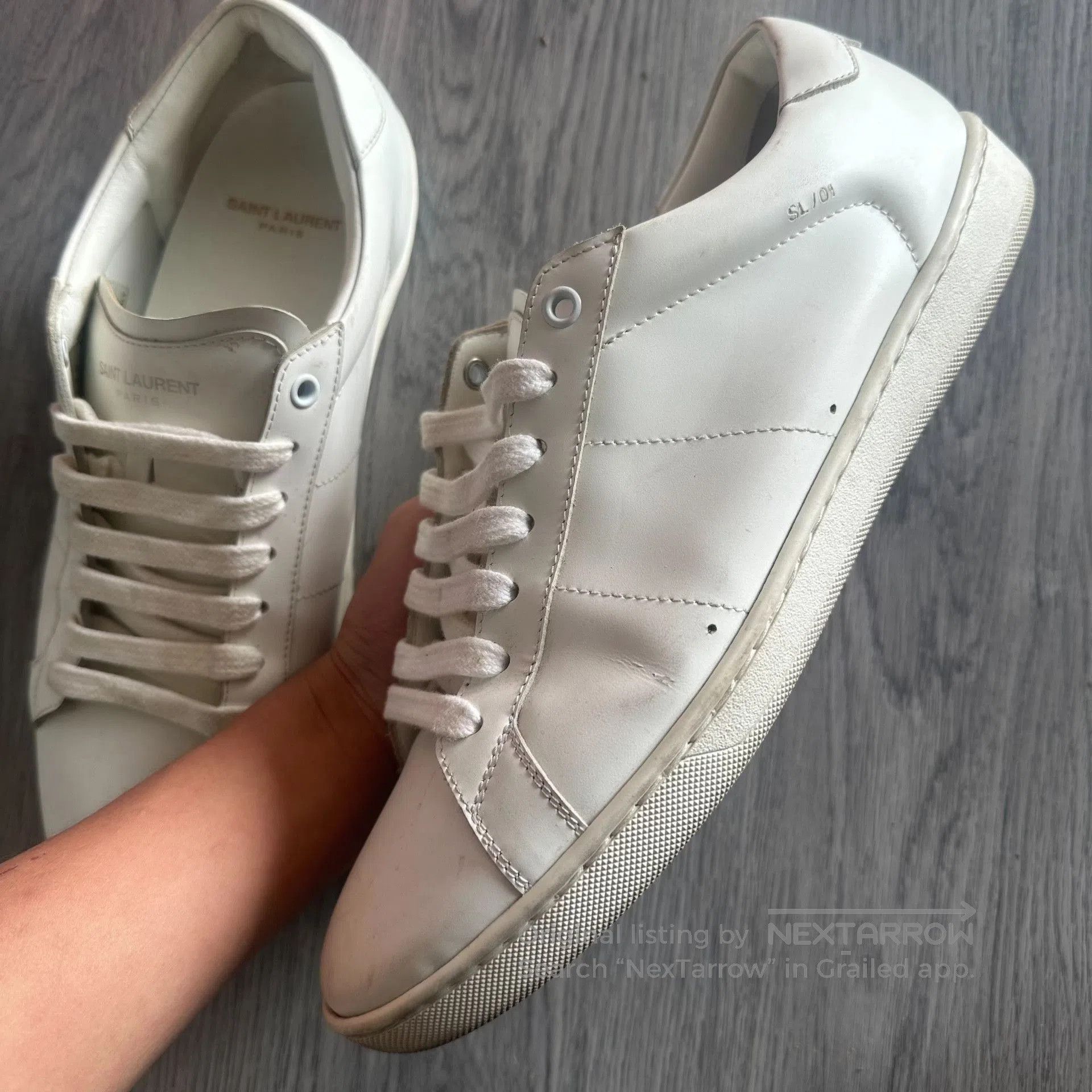 Hedi Slimane Saint Laurent SL01 Low. Size US 10 / EU 43 - 4 Thumbnail