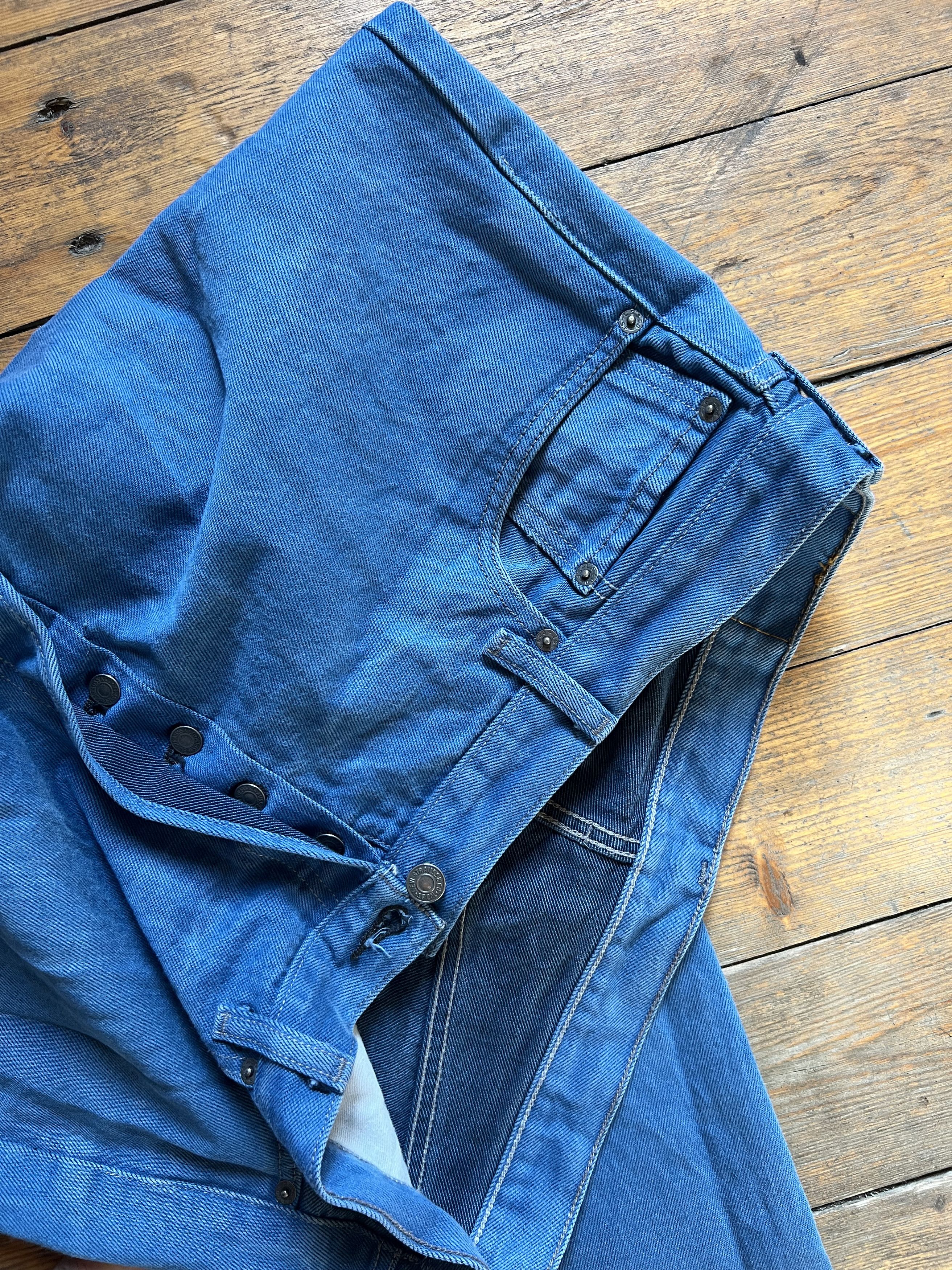Levi's Vintage Clothing × Unsound Rags Levis Indigo Baggie Vintage Jeans Pants Size US 38 / EU 54 - 9 Thumbnail