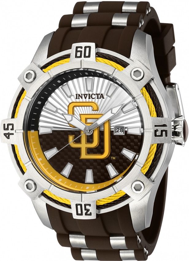 Invicta × MLB MLB San Diego Padres Quartz Men's Watch Size ONE SIZE - 1 Thumbnail