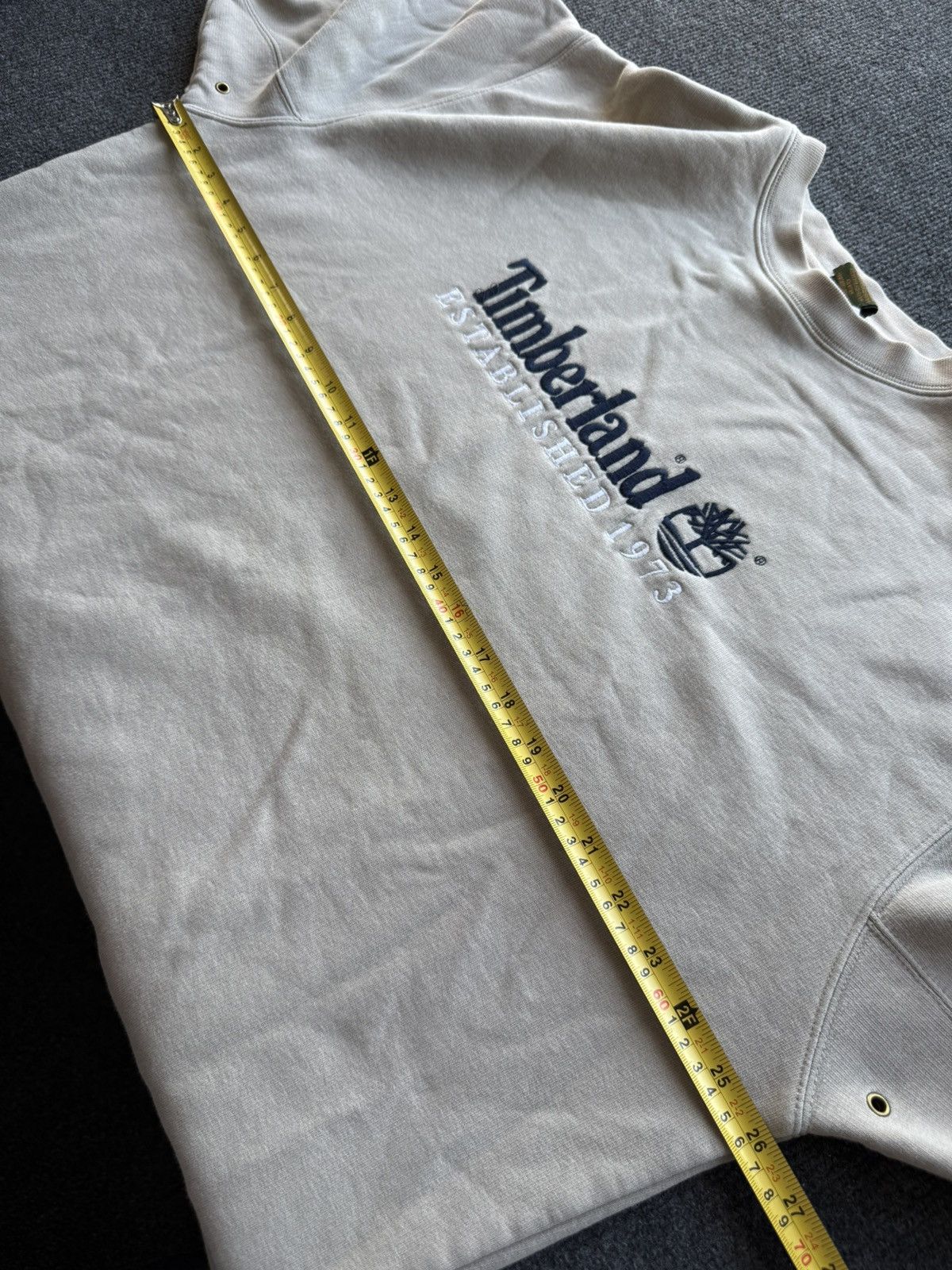 Timberland 00s Timberland Distressed Vintage Logo Crewneck Sweatshirt Size US XL / EU 56 / 4 - 18 Thumbnail