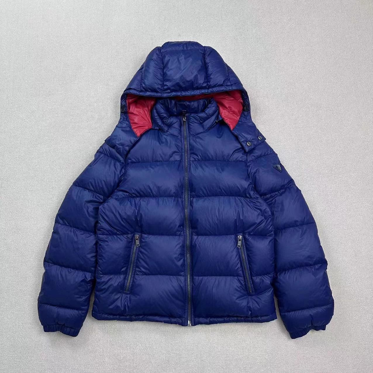 Prada Prada triangle removable hood down jacket 52 IT Size US L / EU 52-54 / 3 - 1 Thumbnail