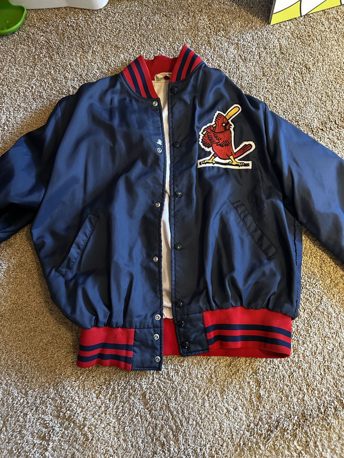 Vintage Vintage Worthing Cardinals Baseball Jacket Size US XL / EU 56 / 4 - 1 Thumbnail