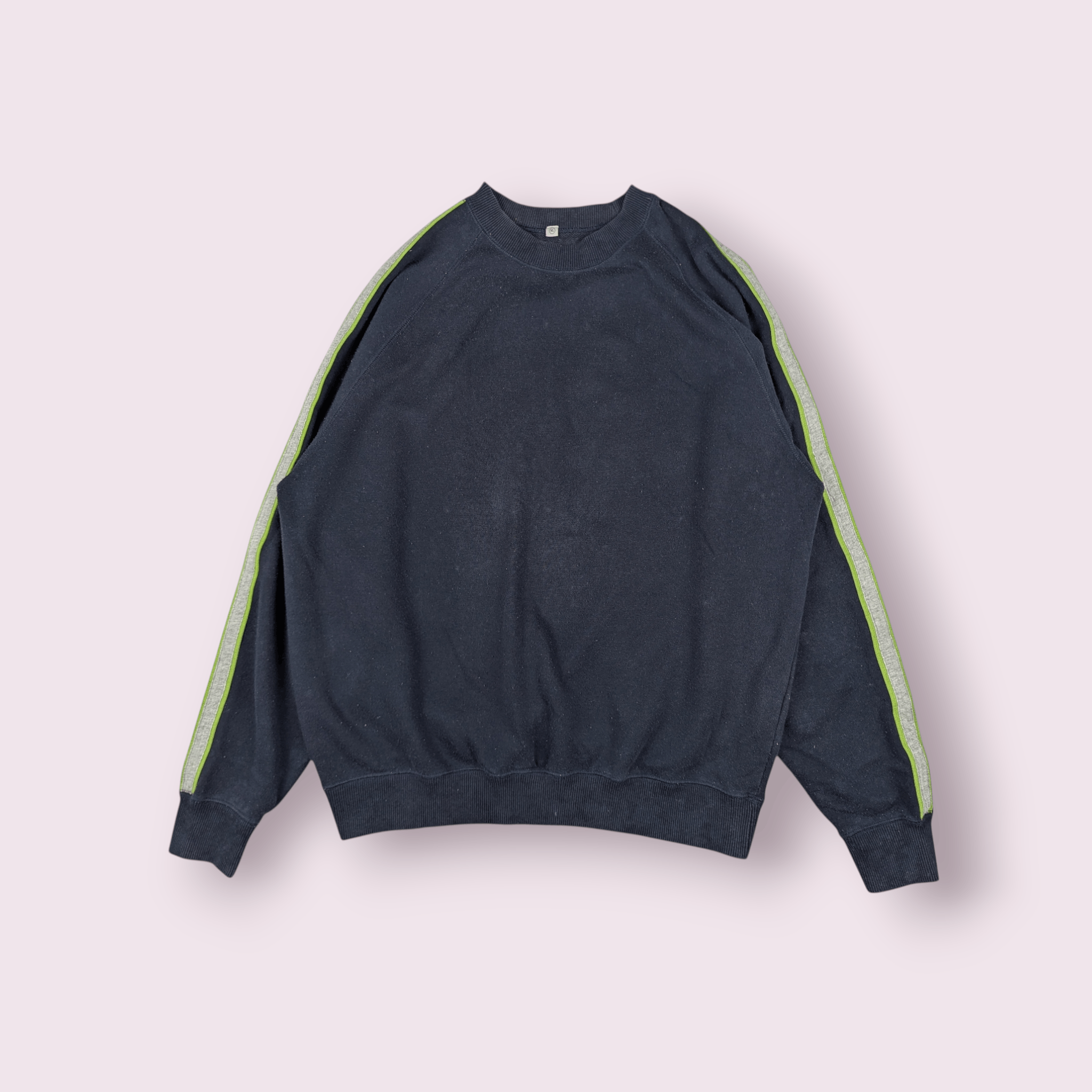 Uniqlo Vintage 90'S UNIQLO Indigo Plain Sweatshirts Jumper Size US XL / EU 56 / 4 - 2 Thumbnail
