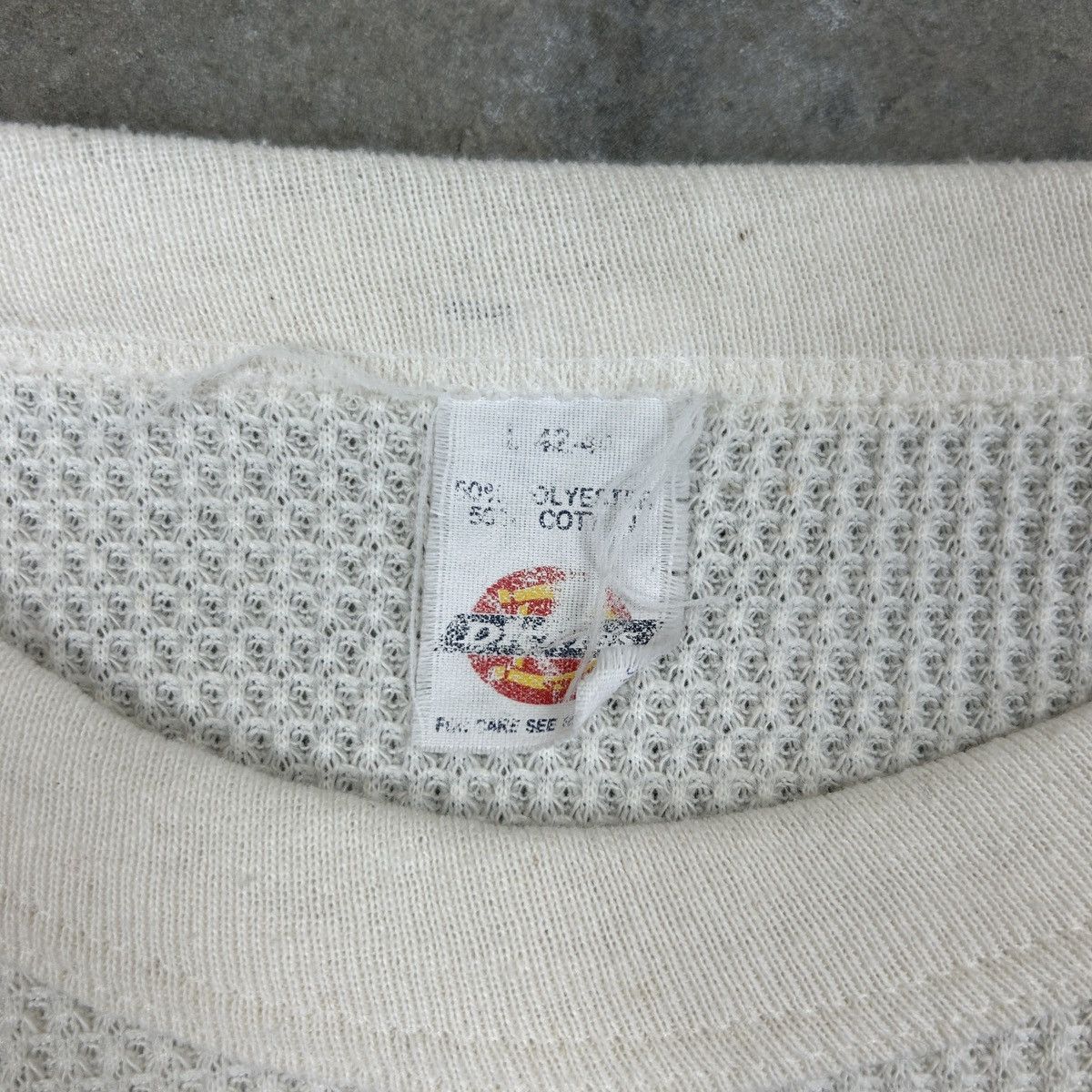 Dickies × Vintage 1990s Dickies Waffle Heat Sweater Size US L / EU 52-54 / 3 - 5 Thumbnail