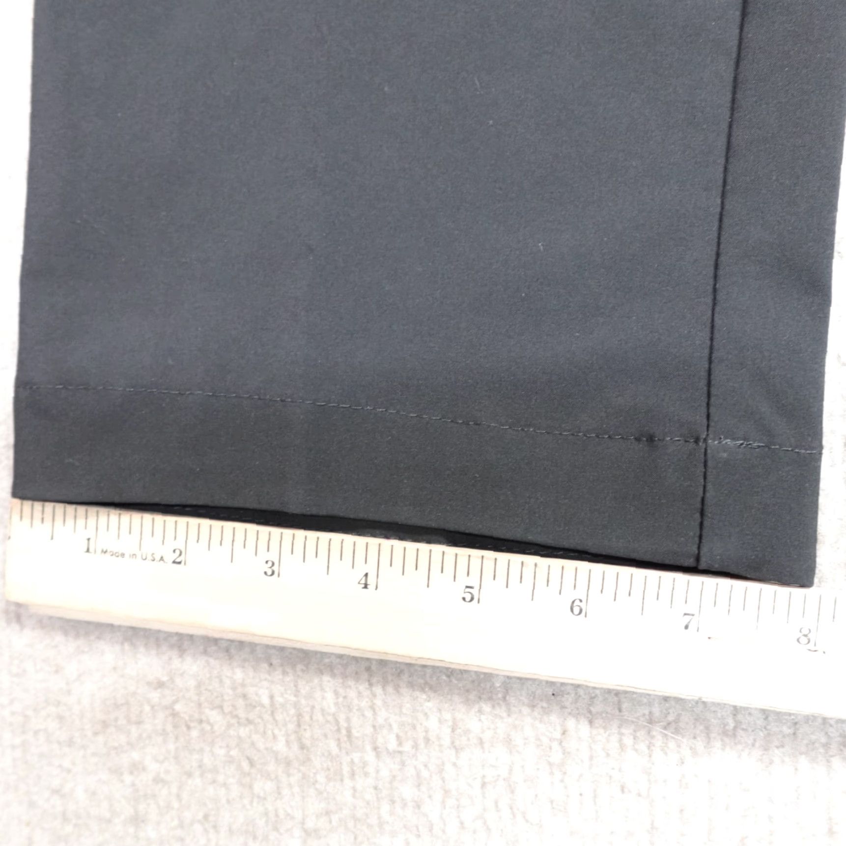 J.Lindeberg VINTAGE J.Lindeberg Pants 33 x 34 Black Men's Regular Flat Front Polyester Blend Chino Straight Inseam 34 USA 90s Mens Size US 33 - 5 Thumbnail