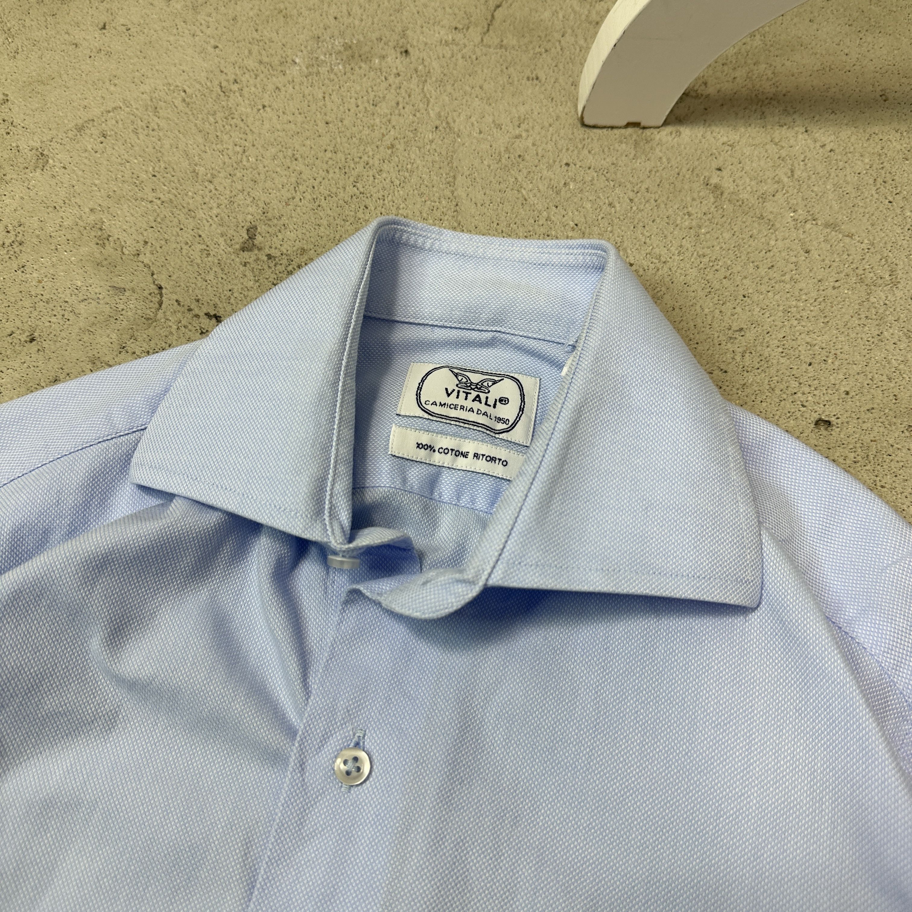 Vintage Vintage Classy Button Up Vitali Camiceria Sartorial Shirt Size US S / EU 44-46 / 1 - 2 Thumbnail