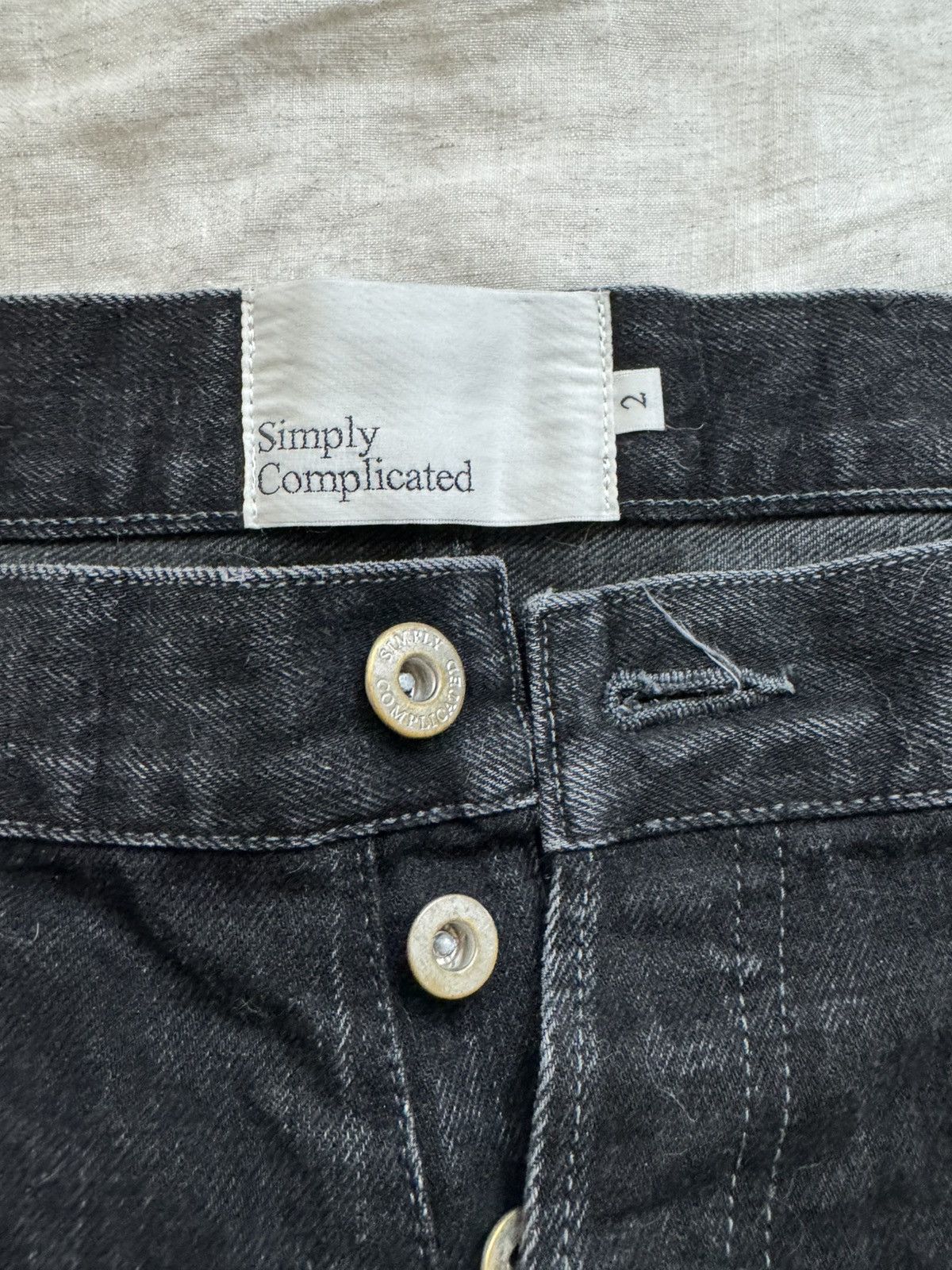 Japanese Brand Simply Complicated Black Boyfriend Jeans | Grailed