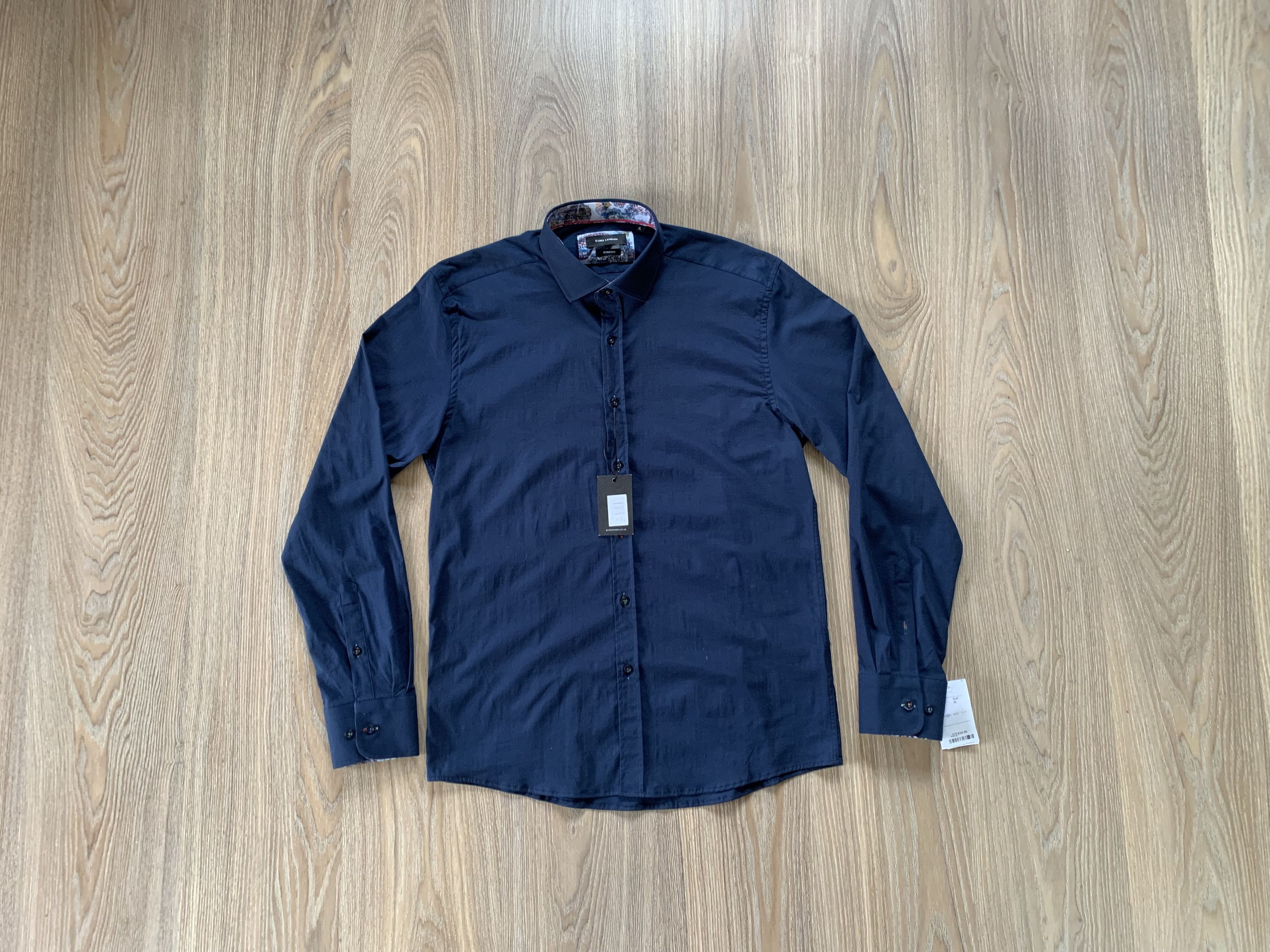 Designer Guide London Cotton Long Sleeve Shirt Size US XL / EU 56 / 4 - 1 Thumbnail
