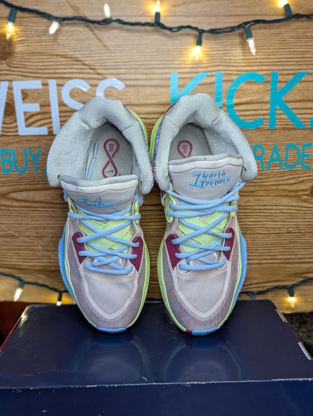 Nike Kyrie infinity 1 world 1 people Size US 10.5 / EU 43-44 - 5 Thumbnail