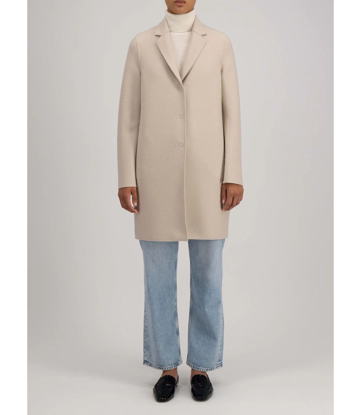Harris Wharf London Harris Wharf London IT44 A1301MLK coat wool jacket button up Size M / US 6-8 / IT 42-44 - 23 Thumbnail