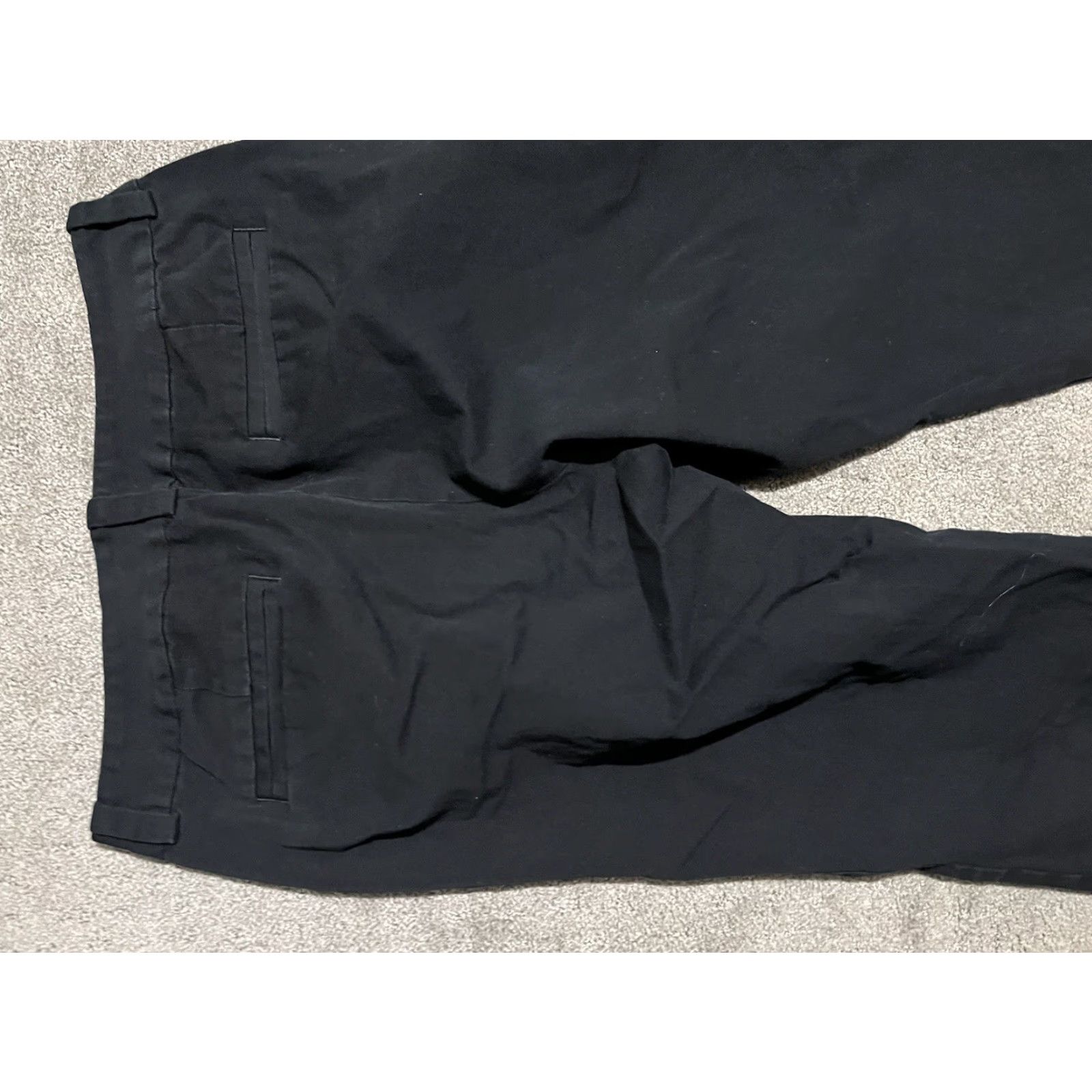 Eddie Bauer VINTAGE Eddie Bauer Dress Pants Women Size 10 Black Mid Rise Pleated Cotton Pockets Formal Casual Workplace Size 32" / US 10 / IT 46 - 4 Thumbnail