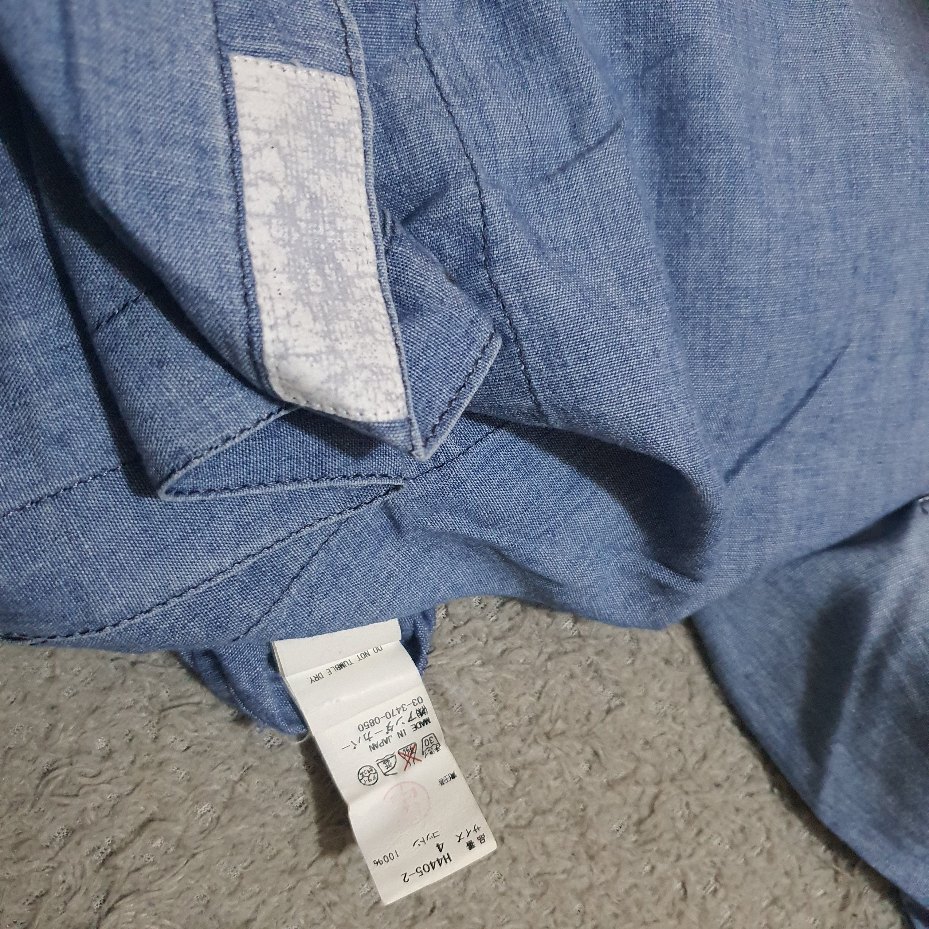 Undercover Undercoverism aw11 logo embroidered western chambray shirt Size US M / EU 48-50 / 2 - 1 Thumbnail