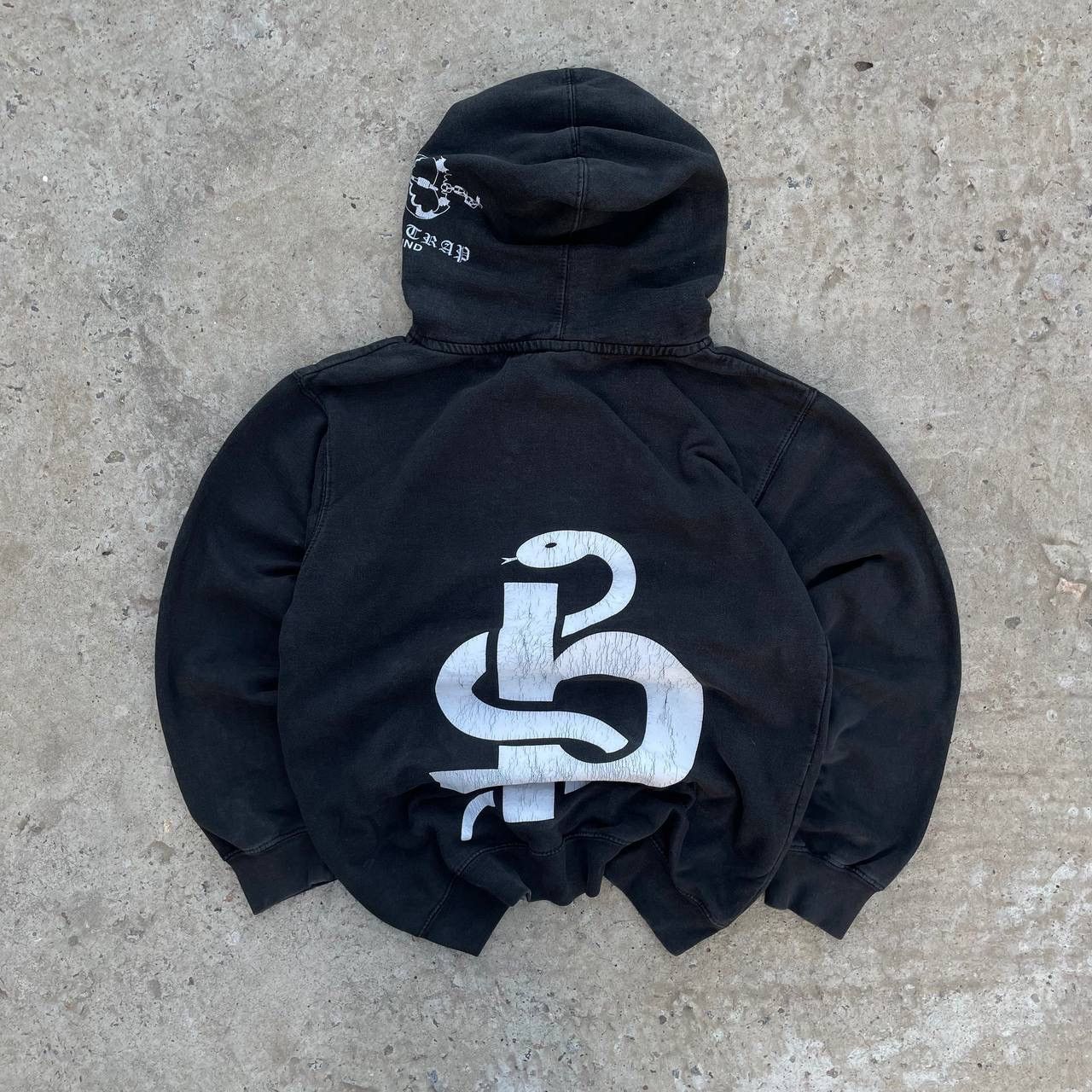 Black Barrett VTG Japanese Style Black Bear Sound Black Hoodie SK8 Band Size US M / EU 48-50 / 2 - 1 Thumbnail