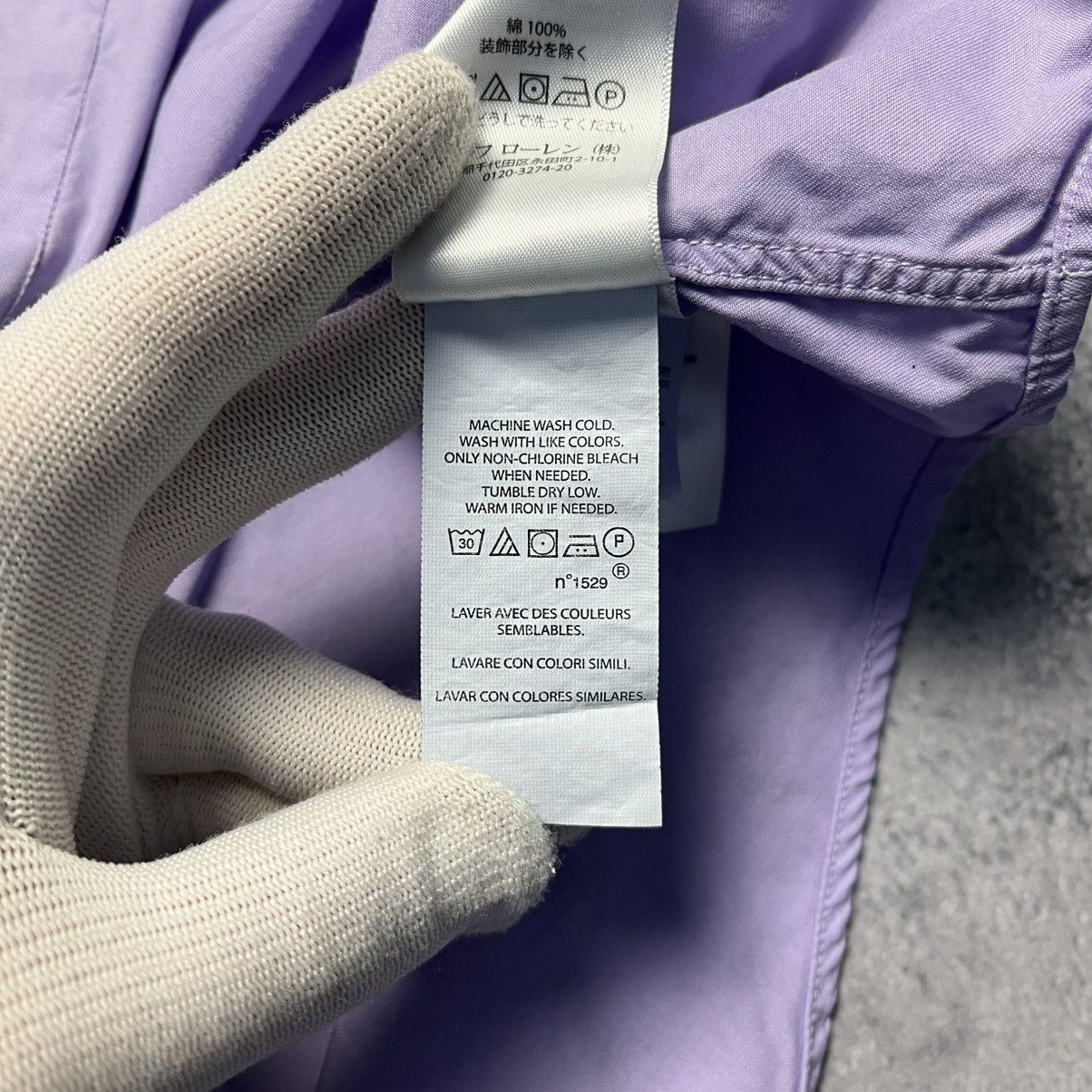Ralph Lauren × Vintage Ralph Lauren Purple Shirt Button Down Long Sleeve Luxury Size US M / EU 48-50 / 2 - 8 Thumbnail