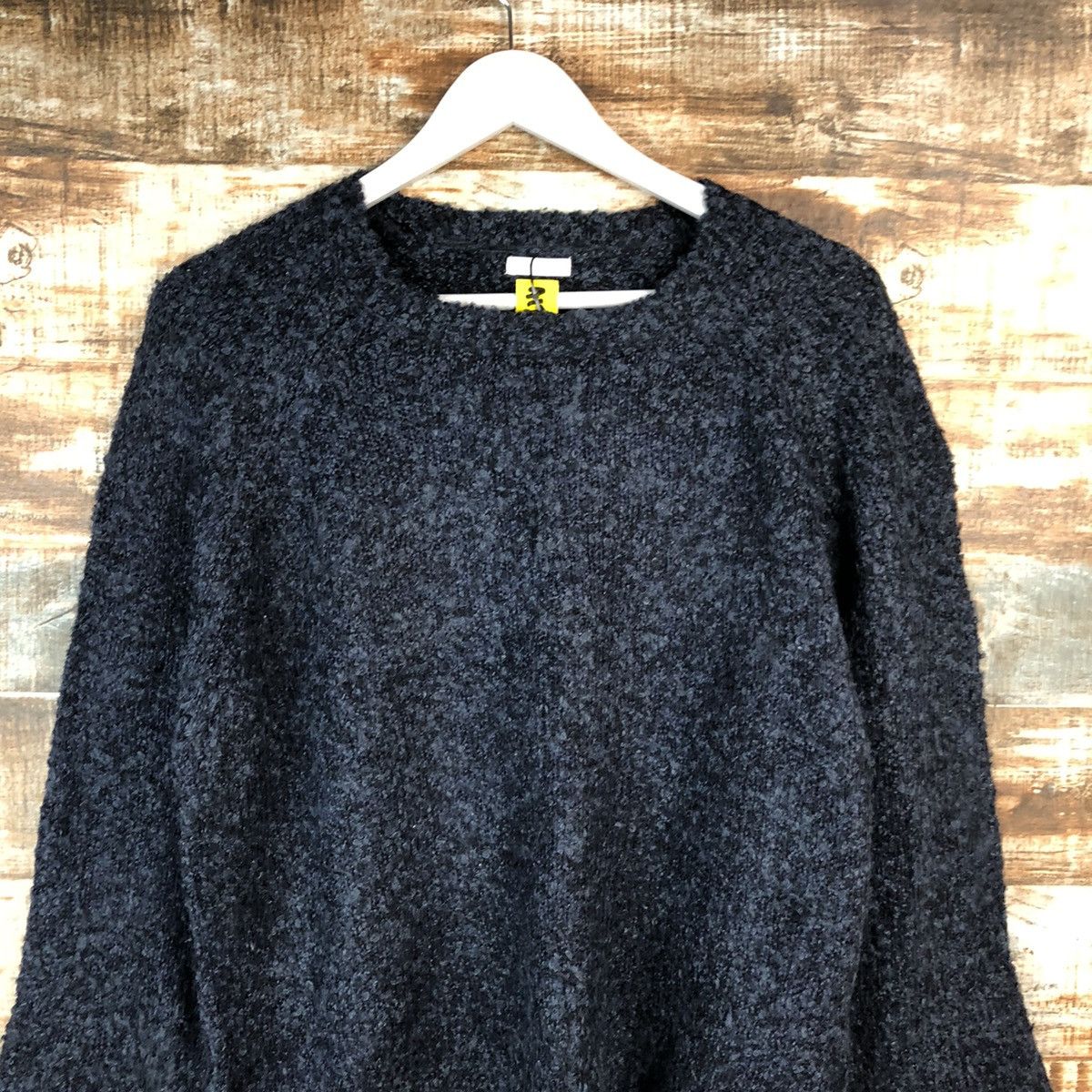 Homespun Knitwear × Japanese Brand Per Sodea Dark Blue Knitwear #A1736 Size L / US 10 / IT 46 - 5 Thumbnail