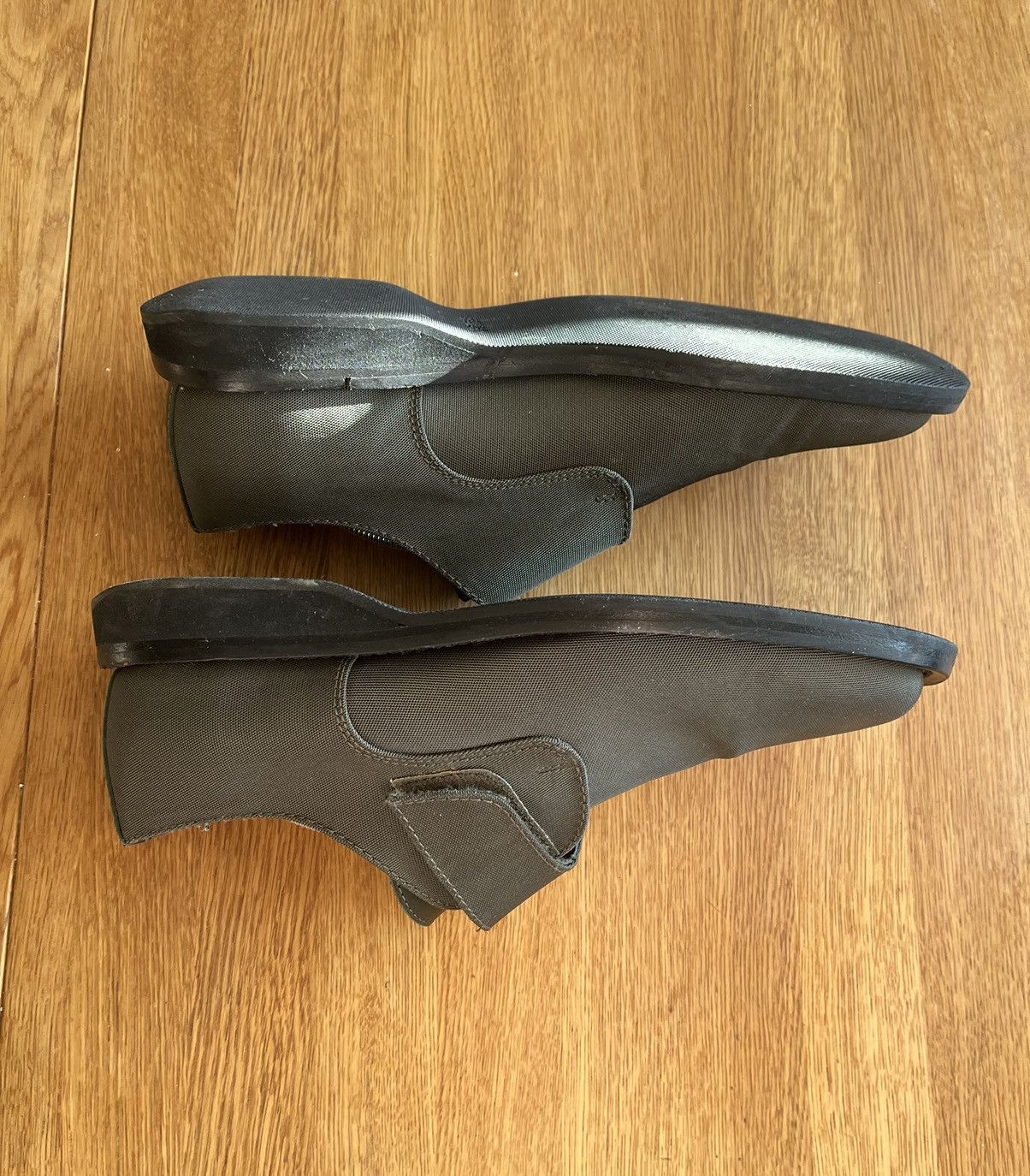 Kenzo Kenzo vintage khaki dark olive green loafers Size US 9.5 / EU 42-43 - 4 Thumbnail