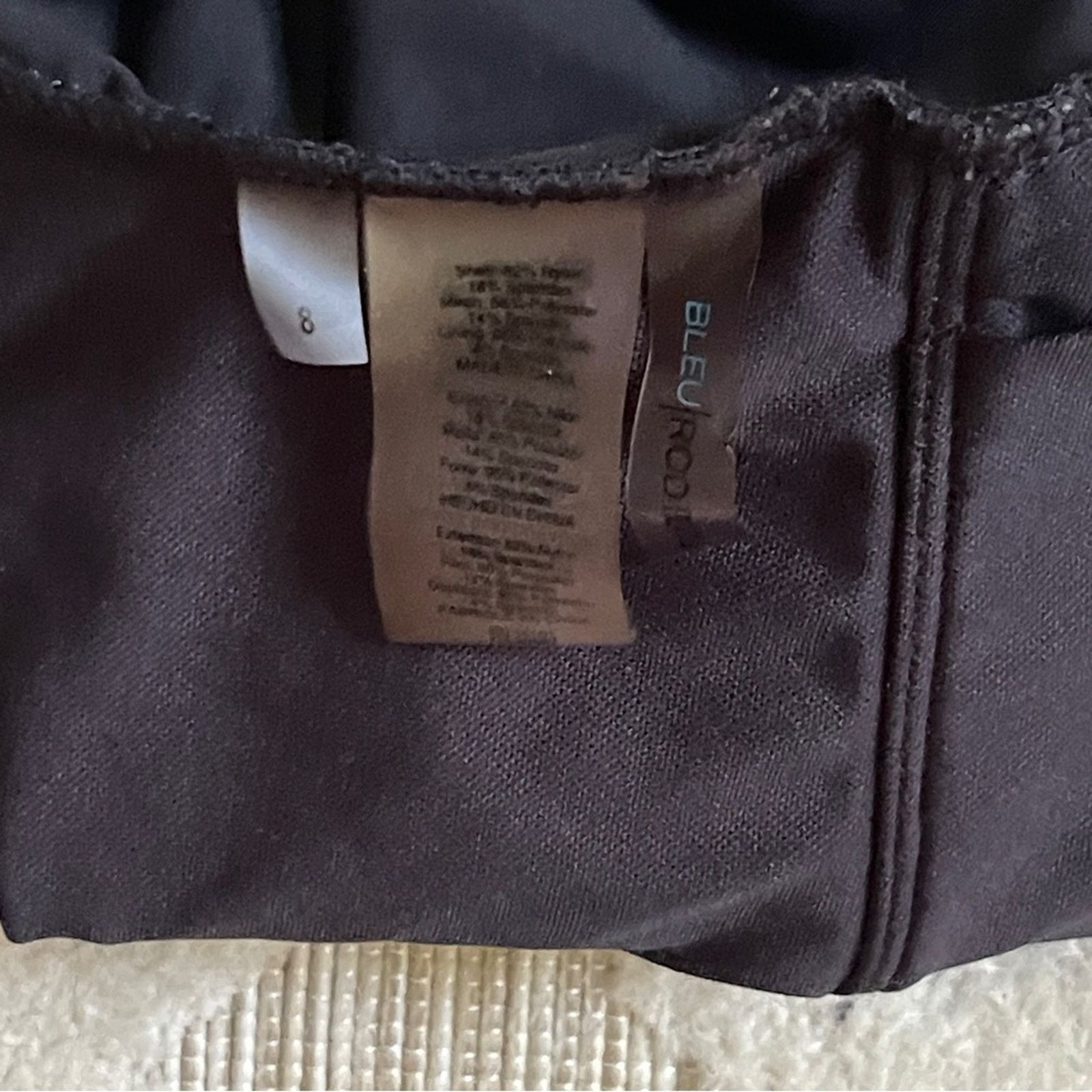 Other BLEU ROD BEATTIE Meshing One Shoulder Black Swim Suit Size ONE SIZE - 8 Thumbnail