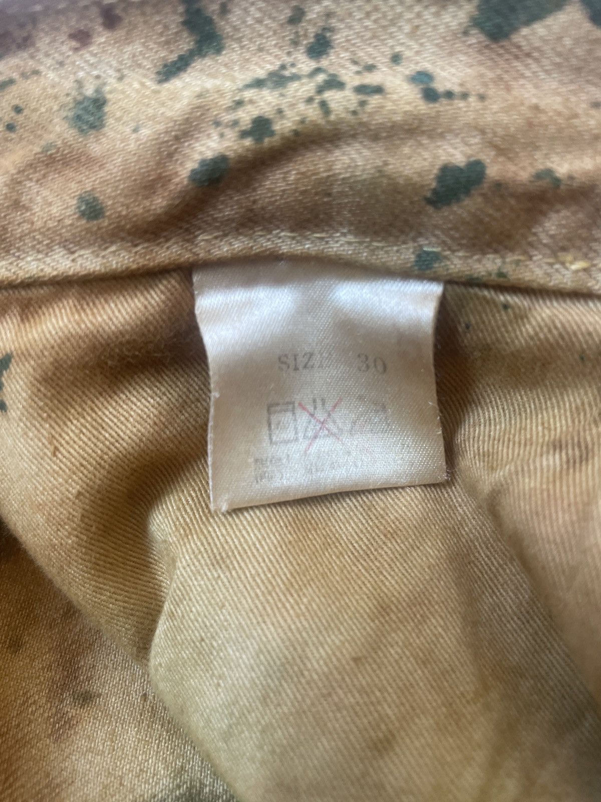 Studio D'Artisan Studio D’Artisan – “Canvas Painted Workwear” Limited Edition Size US 30 / EU 46 - 4 Thumbnail