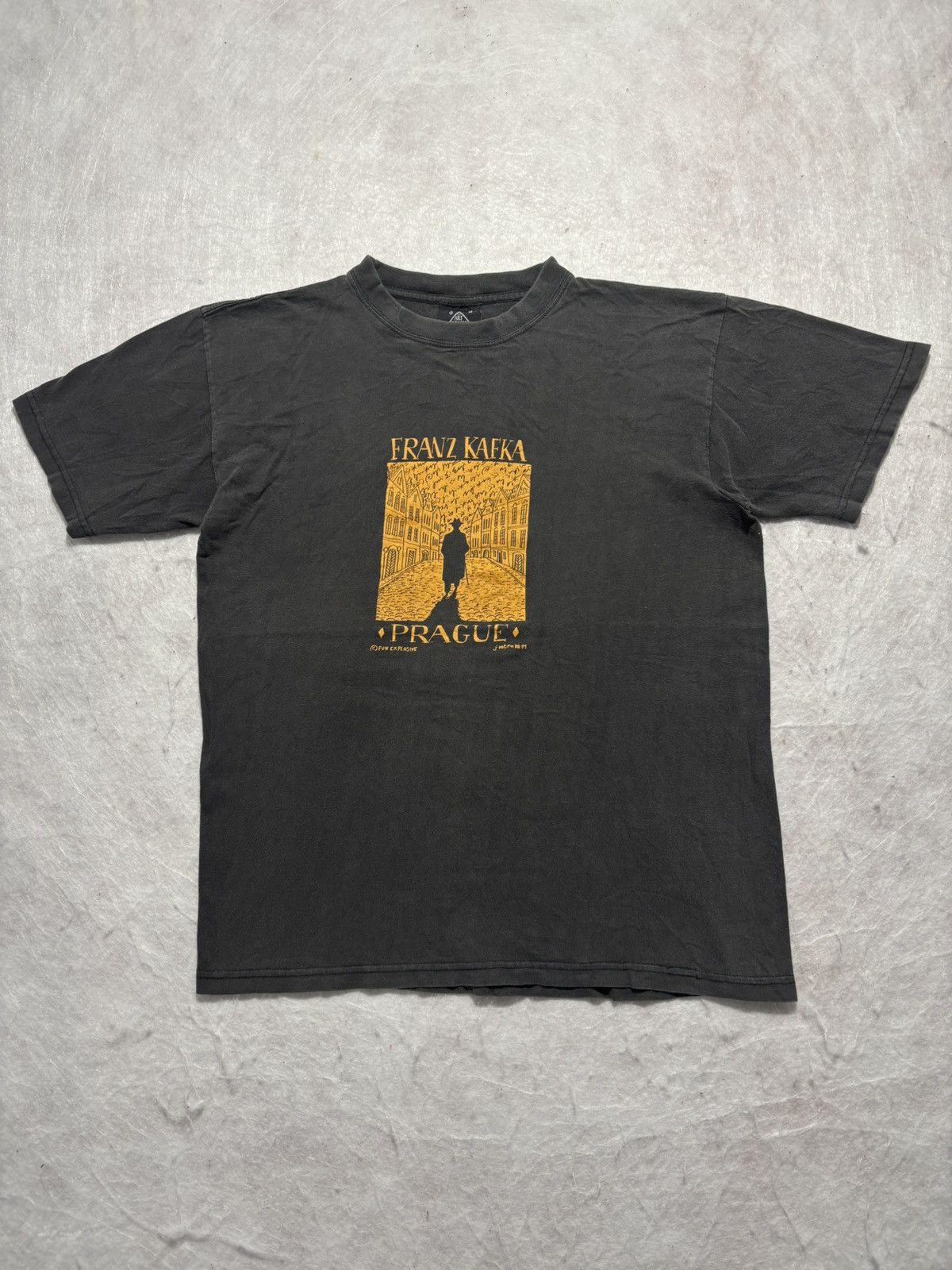 Vintage Vintage Franz Kafka Wear by Zack De La Rocha RATM Tshirt Size US M / EU 48-50 / 2 - 1 Thumbnail