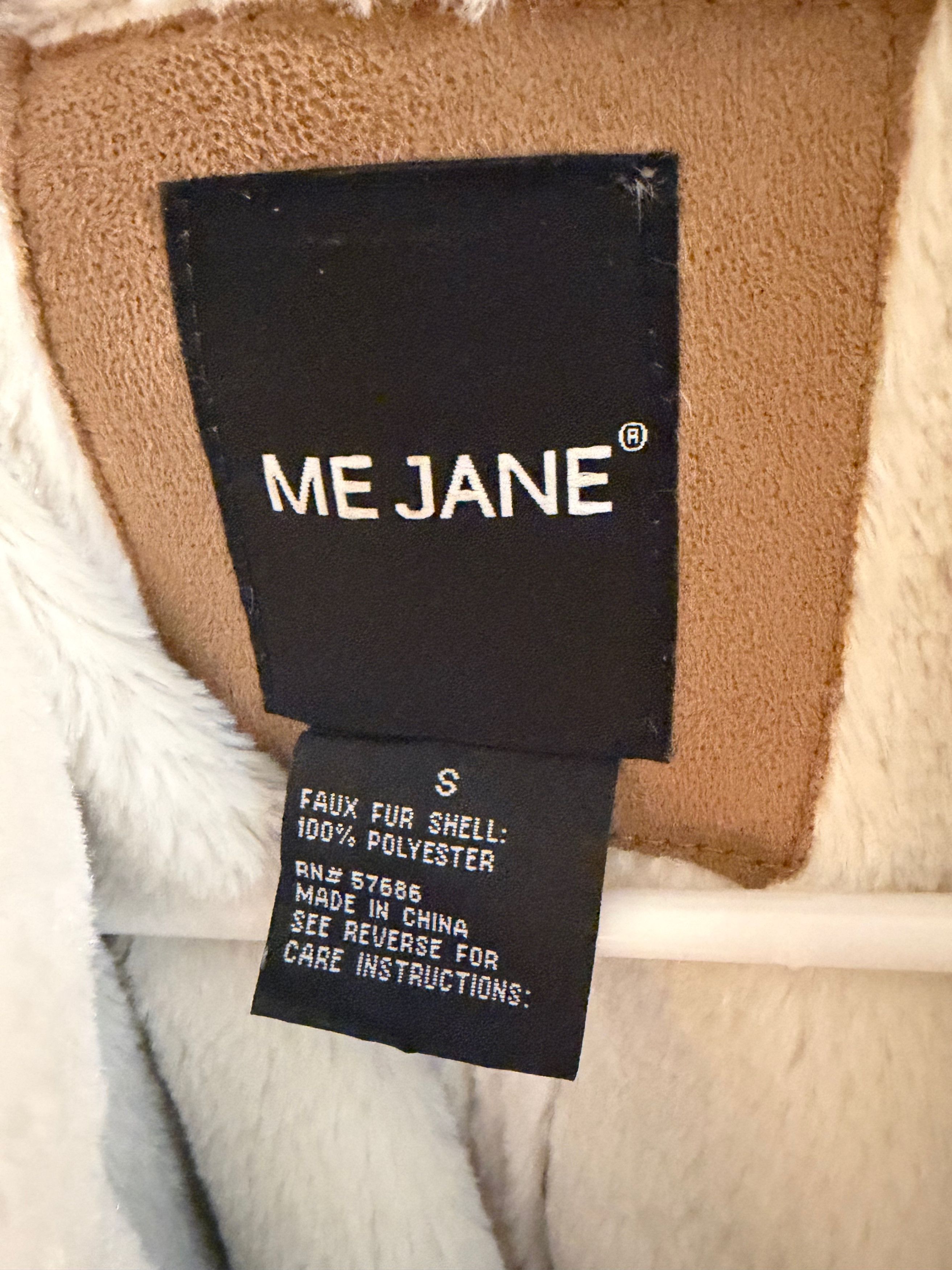 Other ME JANE Faux Fur Shell Vest Brown Cream Size S Size S / US 4 / IT 40 - 6 Thumbnail