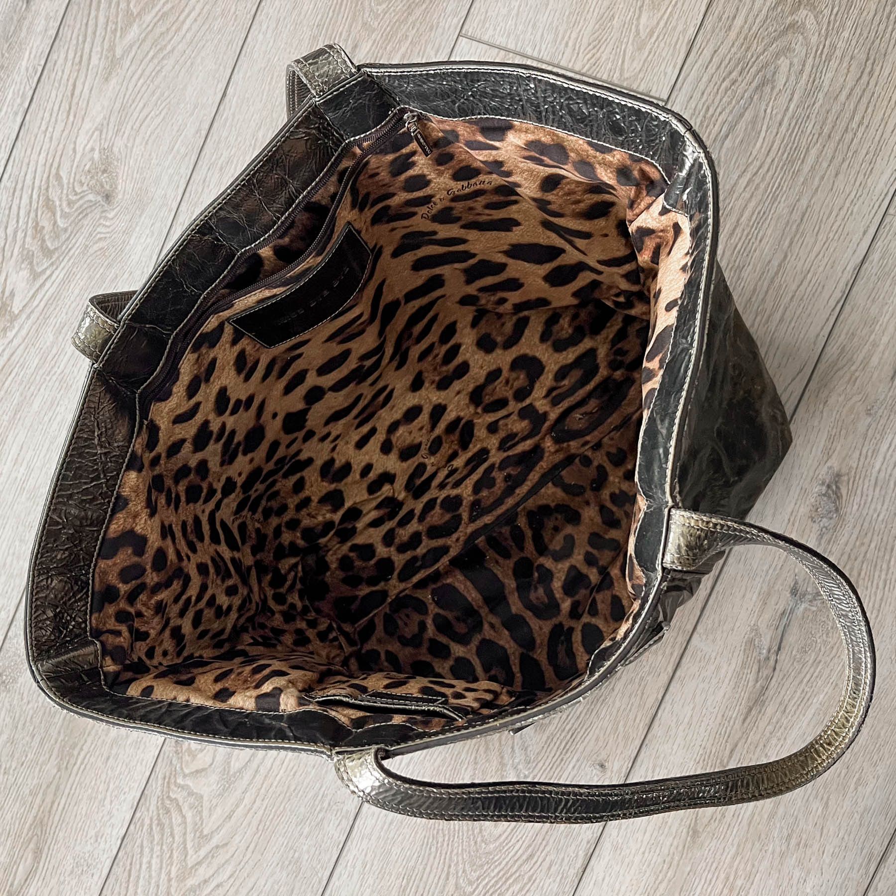 Dolce & Gabbana Rare Vintage Dolce & Gabbana Milano Leather Tote Bag Size ONE SIZE - 11 Thumbnail