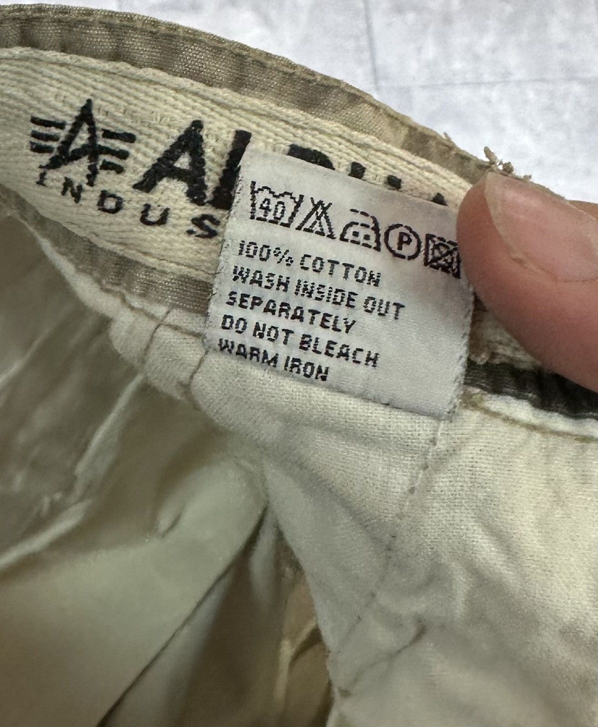 Alpha Industries Alpha Industries Cargo Camo Mens Pants Size US 29 - 16 Thumbnail