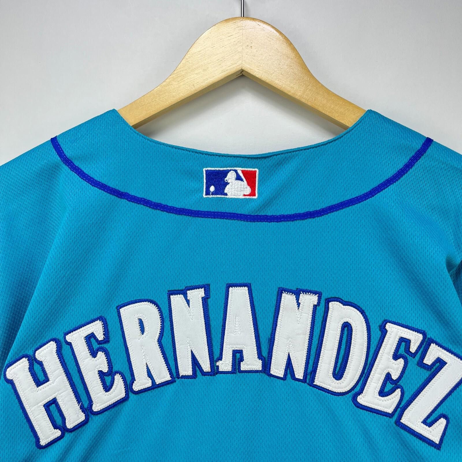 MLB Vintage Seattle Mariners Teoscar Hernandez Jersey 52 2XL Size ONE SIZE - 8 Thumbnail