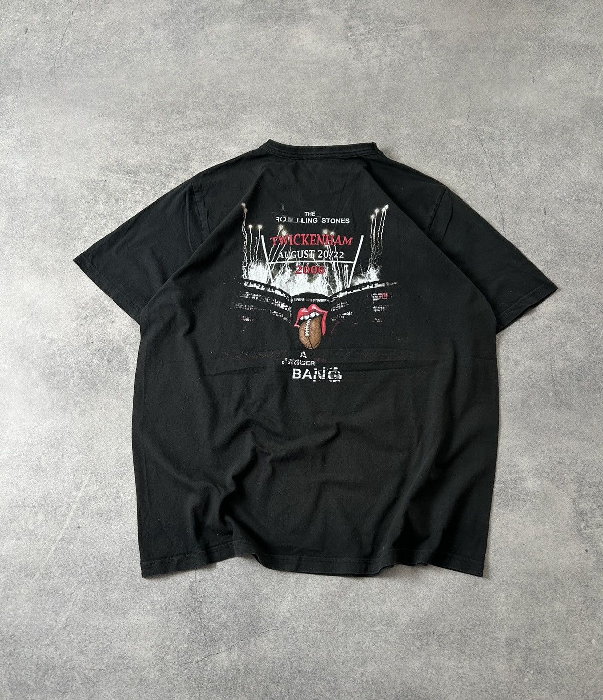 The Rolling Stones Vintage Rolling Stones 2005©️tour big logo shirts Size US XL / EU 56 / 4 - 2 Thumbnail